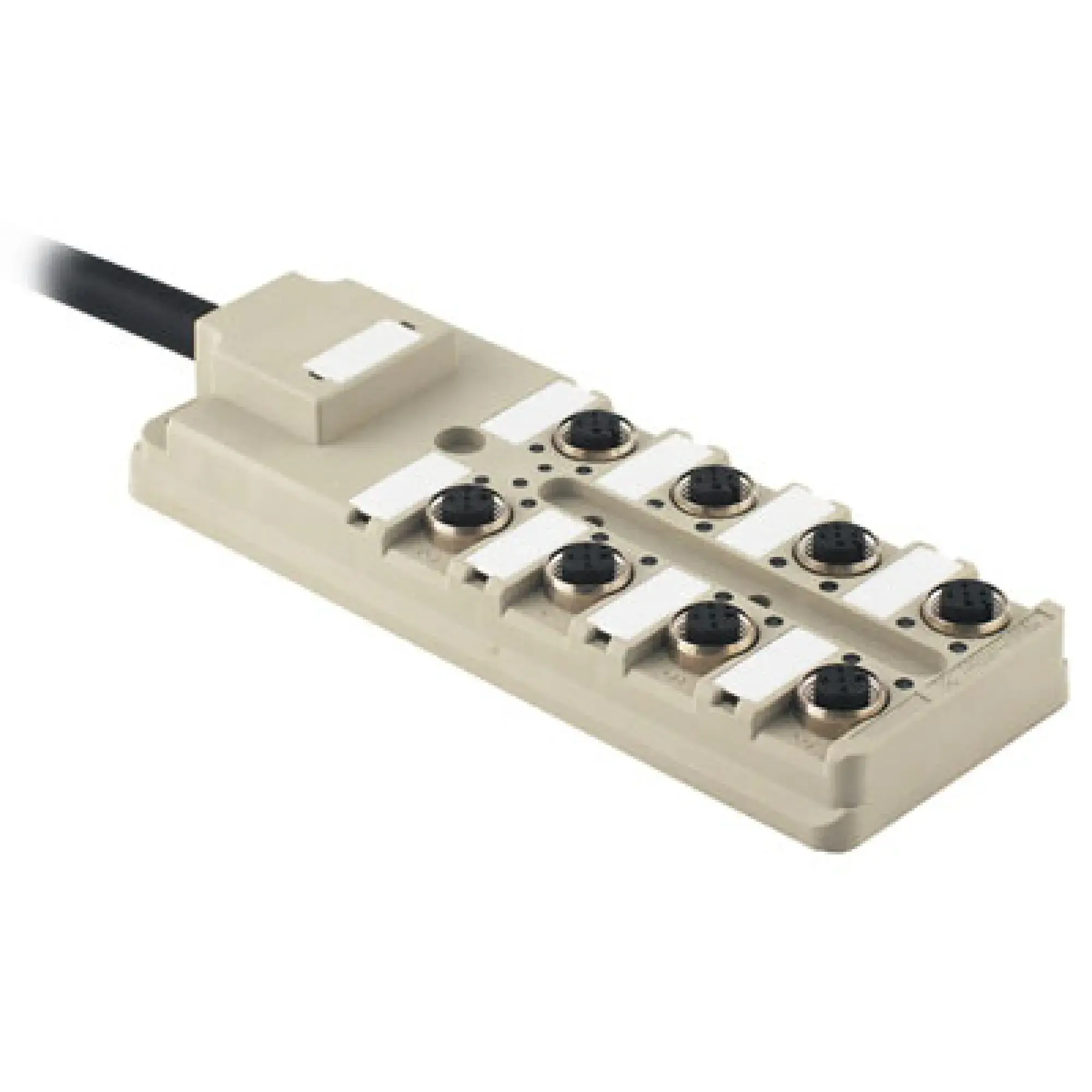 Weidmüller 1784510000 Sensor-actuator passive distributor (with cable), Fixed cable version, M12, 30 V, A-coded, LED: Yes, LED initiator: Yes, Wiring type: PNP (img_001)