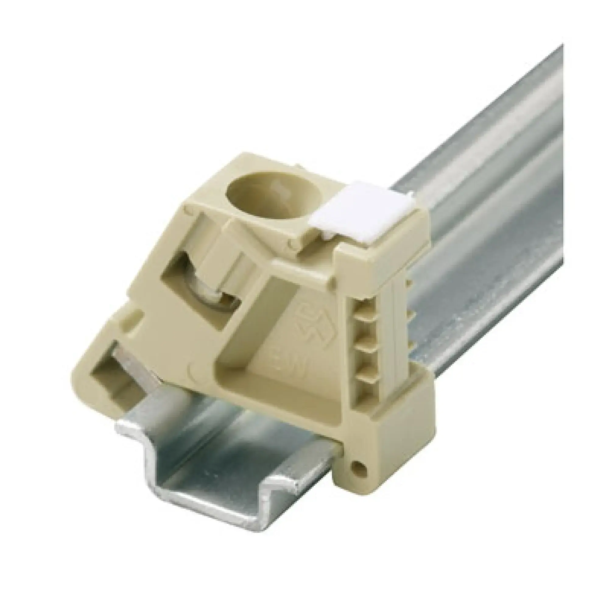 Weidmüller 0382860000 End bracket, beige, TS 15, V-2, Polyamide 66, Width: 10 mm, 100 °C (img_001)