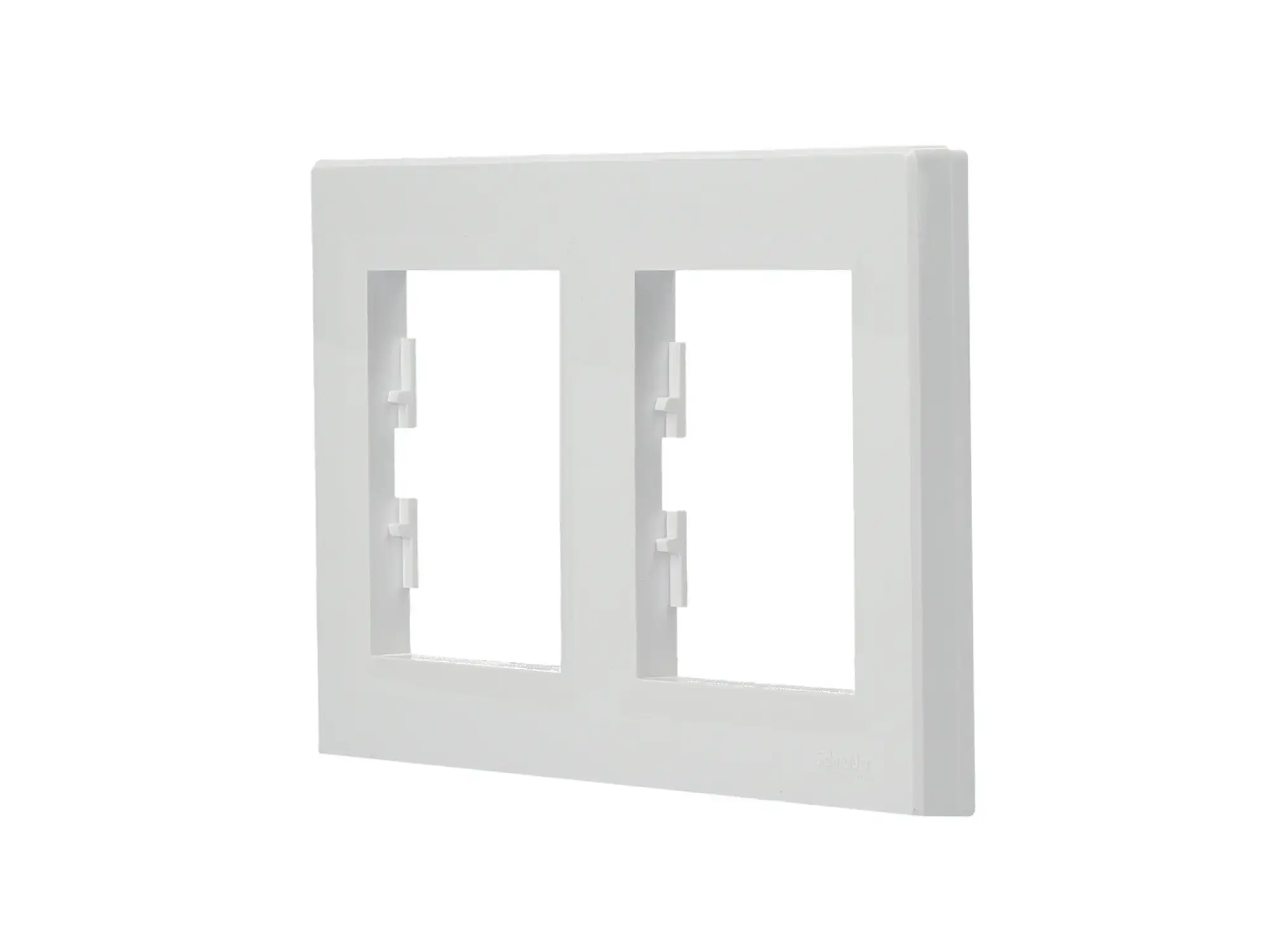 Schneider Electric EPH5800221D 2-Gang Frame Horizontal, white, Asfora (img_003)