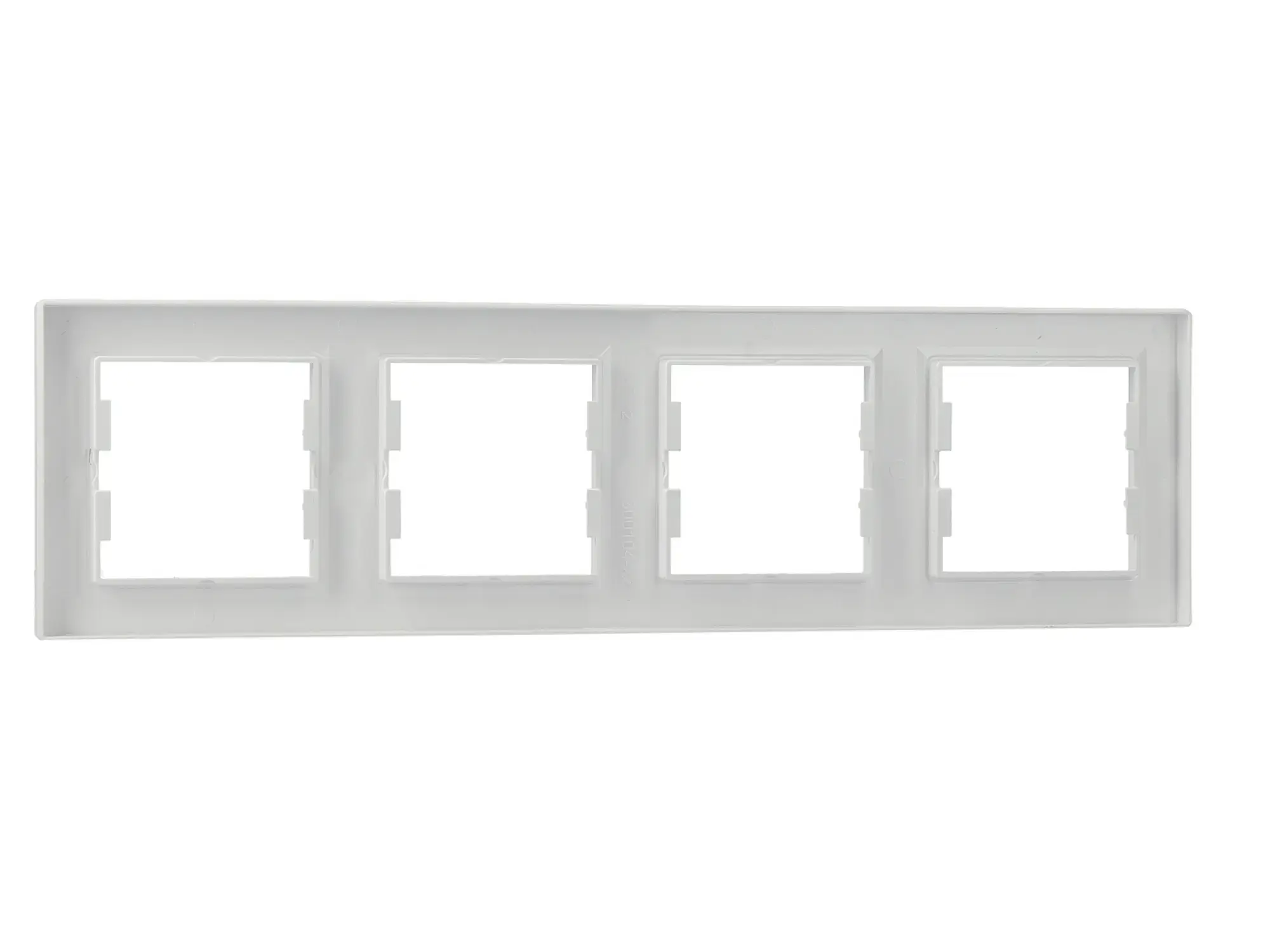 Schneider Electric EPH5800421D 4-Gang Frame Horizontal, white, Asfora (img_010)