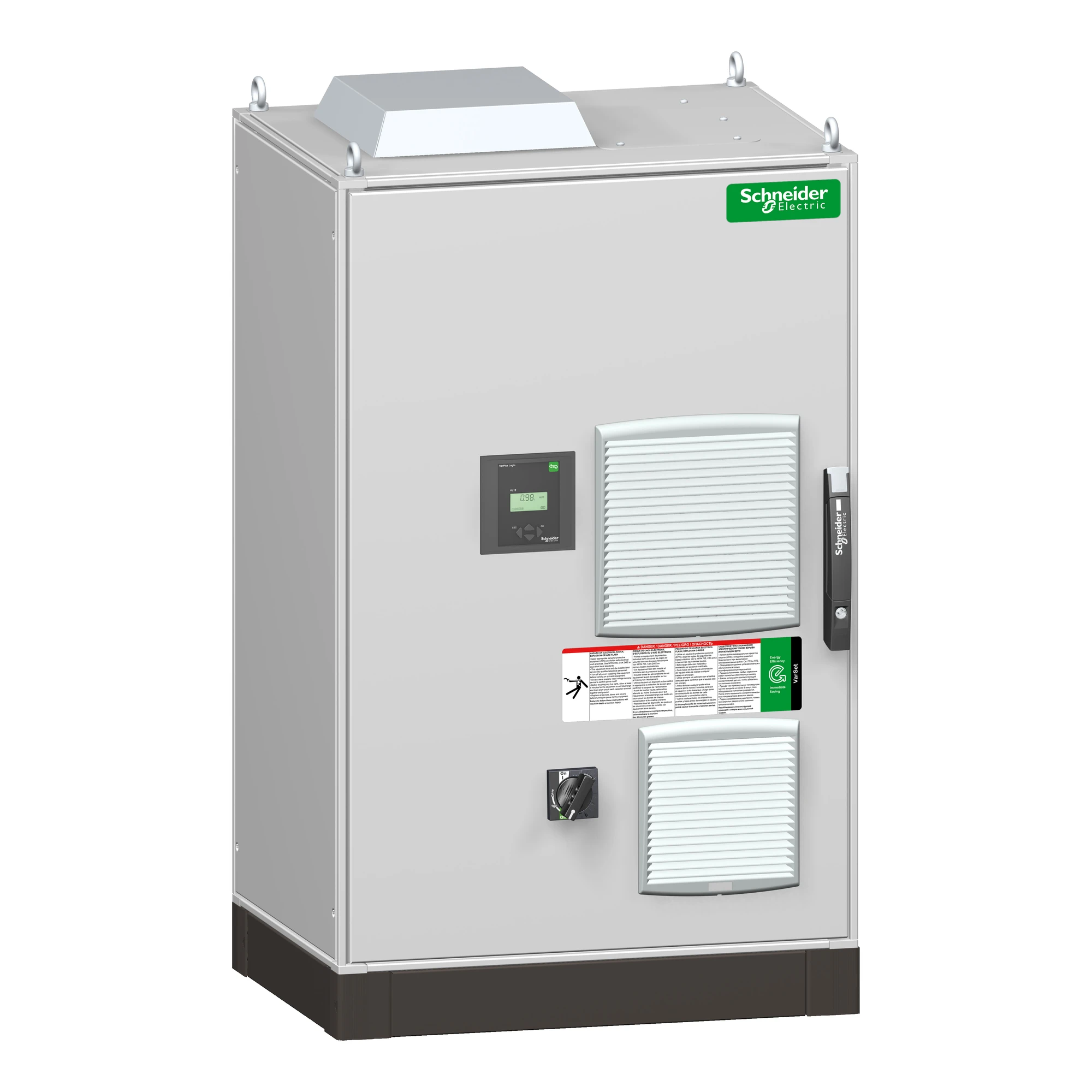 Schneider Electric VLVAF2P03509AE Compensation System Auto, PowerLogic PFC, 125kvar, DR4, 2 5.67%, 400V, 50Hz (img_001)