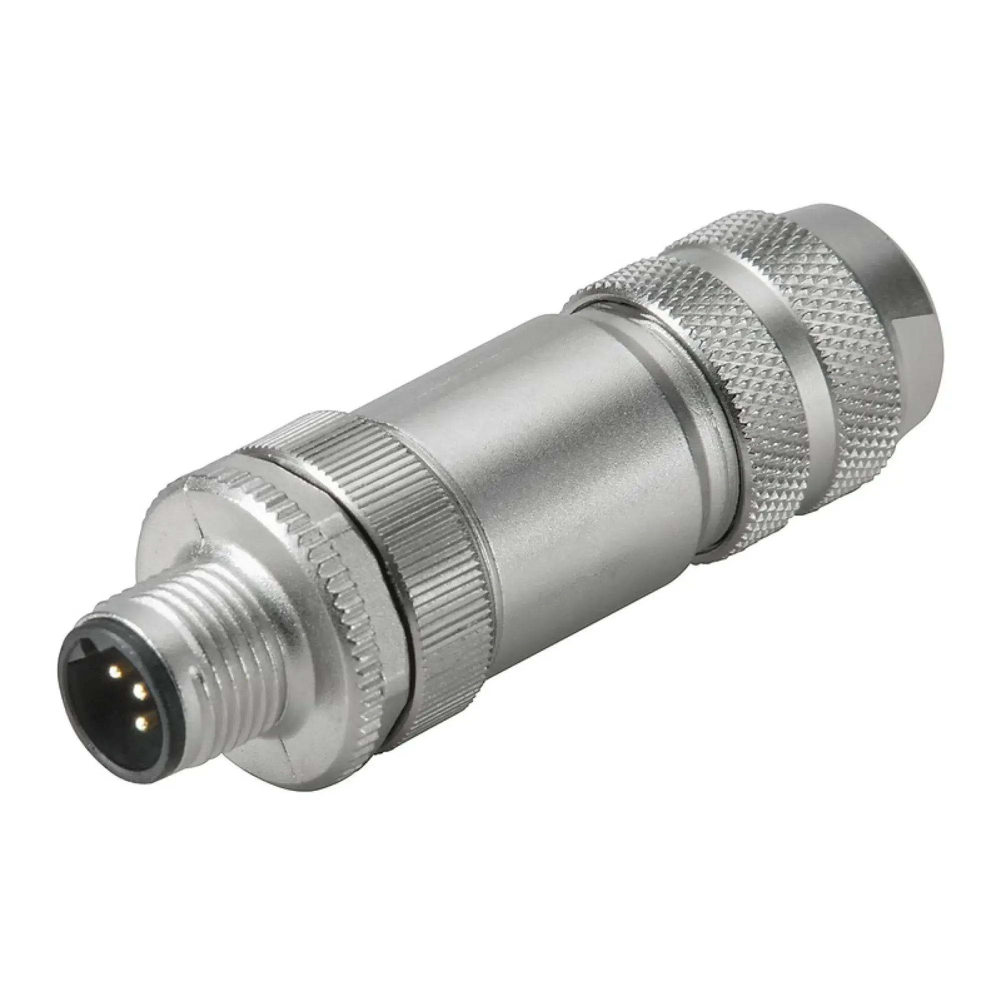 Weidmüller 1191030000 Round plug (field customisable), M12, A-coded, pin, straight, Screw connection, Number of poles: 5, IP67, Shield connection: Yes (img_001)
