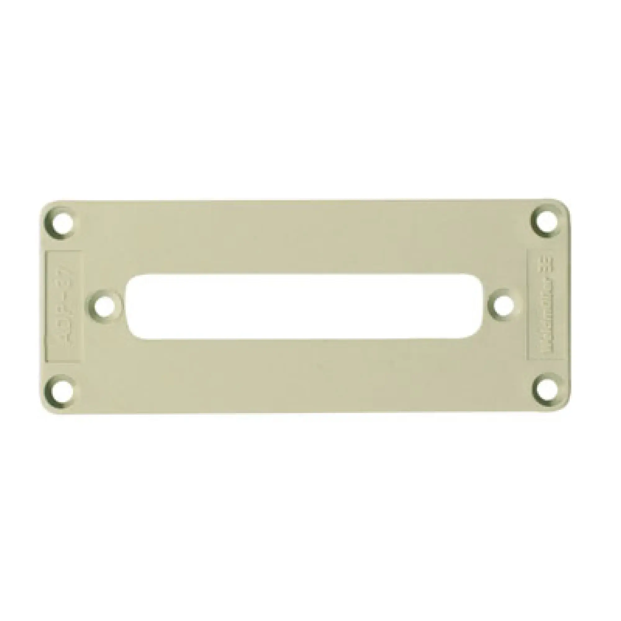 Weidmüller 1666340000 Adapter plate (industrial connector), Plastic, Colour: grey, Size: 6 (img_001)