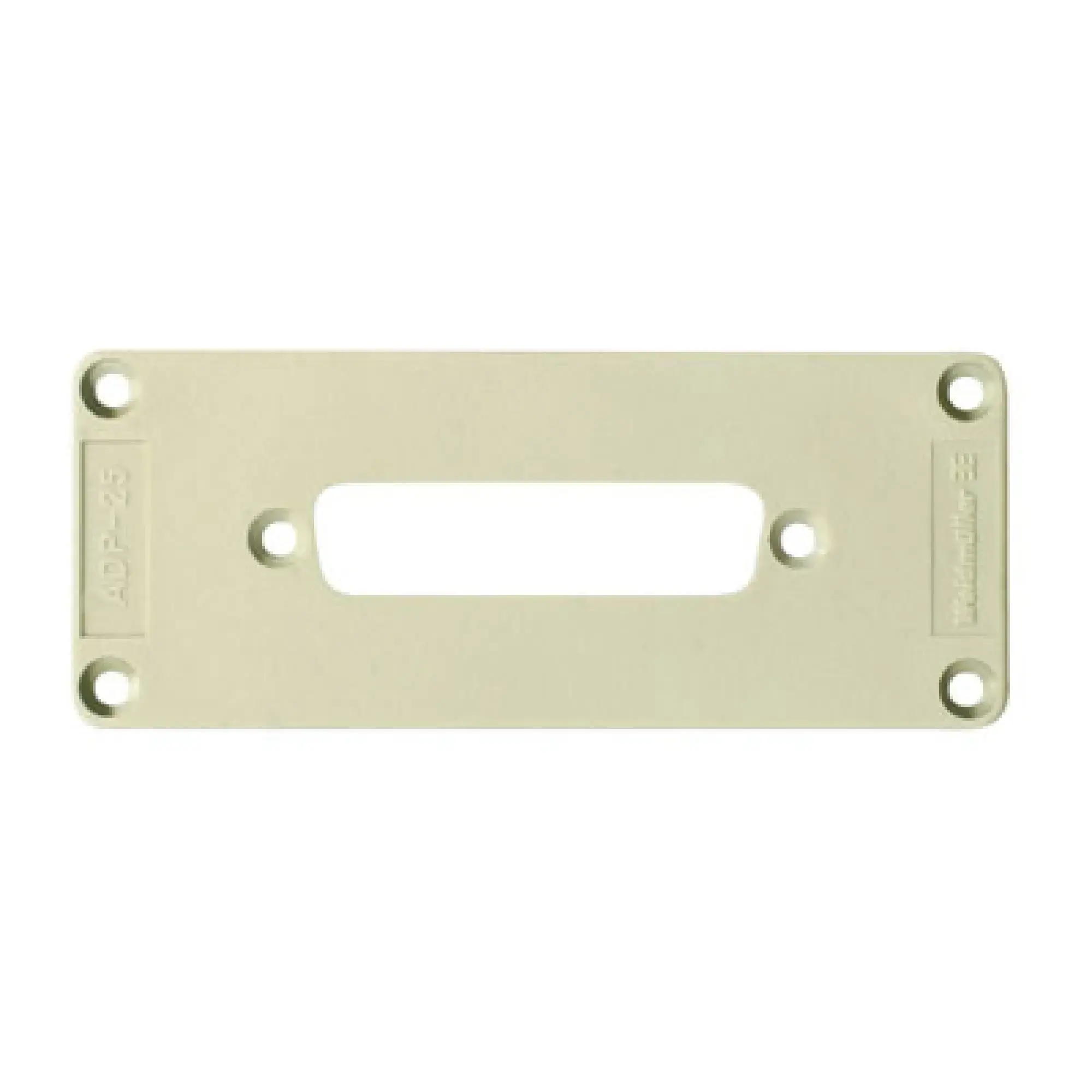 Weidmüller 1666320000 Adapter plate (industrial connector), Plastic, Colour: grey, Size: 6 (img_001)