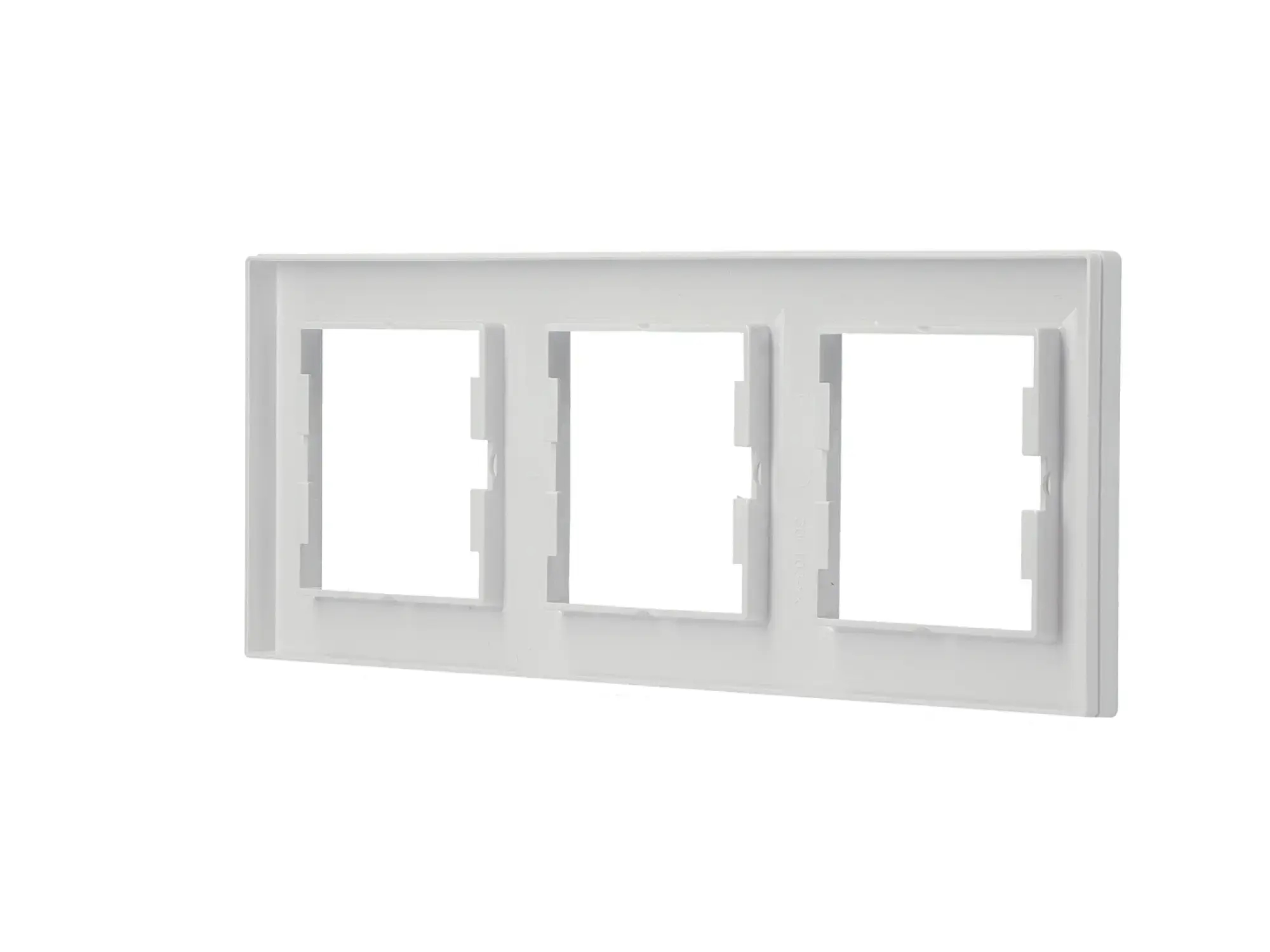 Schneider Electric EPH5800321D 3-Gang Frame Horizontal, white, Asfora (img_013)