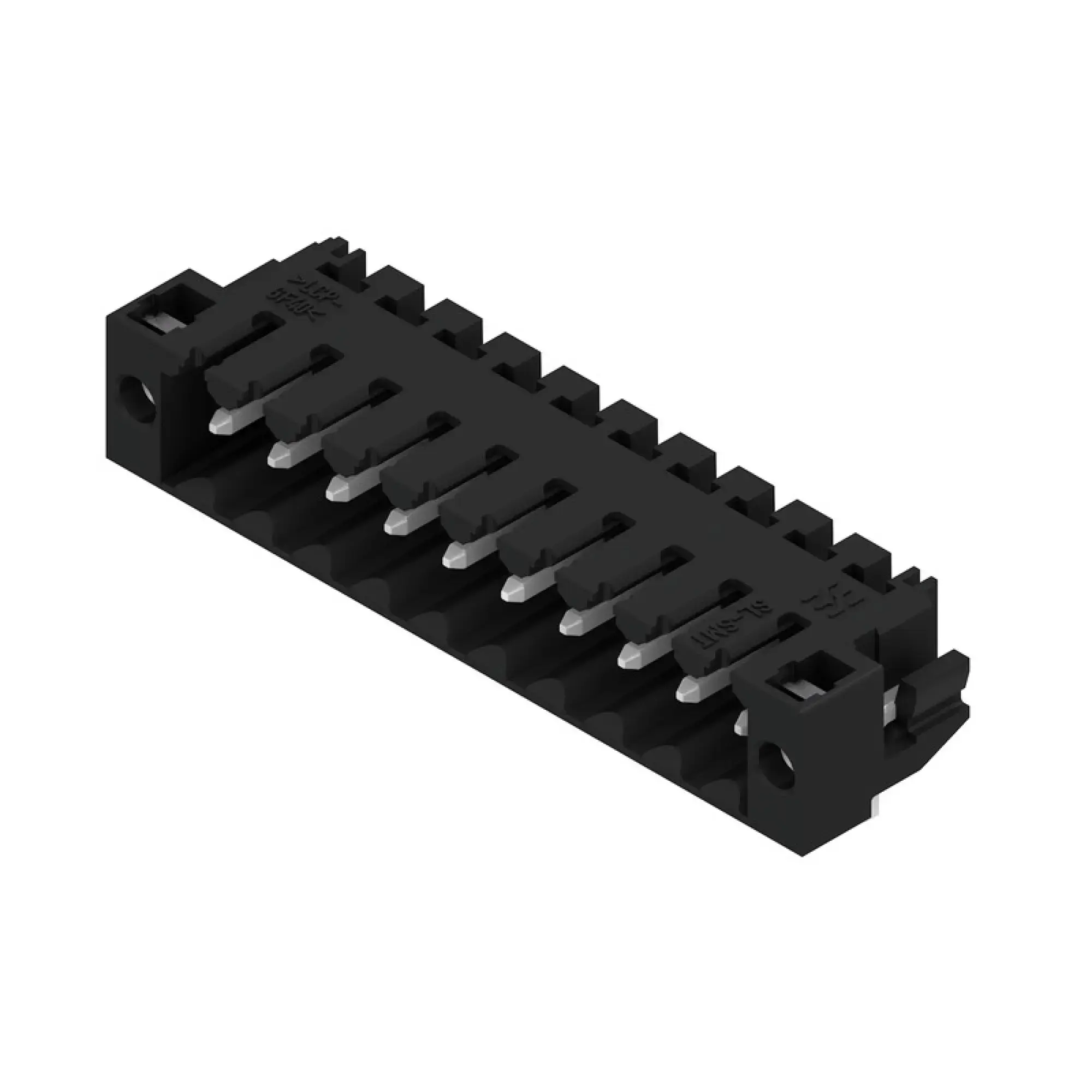 Weidmüller 1005180000 PCB connector (board connection), 160 V, 15 A, Pitch in mm: 3.50, Number of poles: 10, THT/THR solder connection, Tape (img_001)