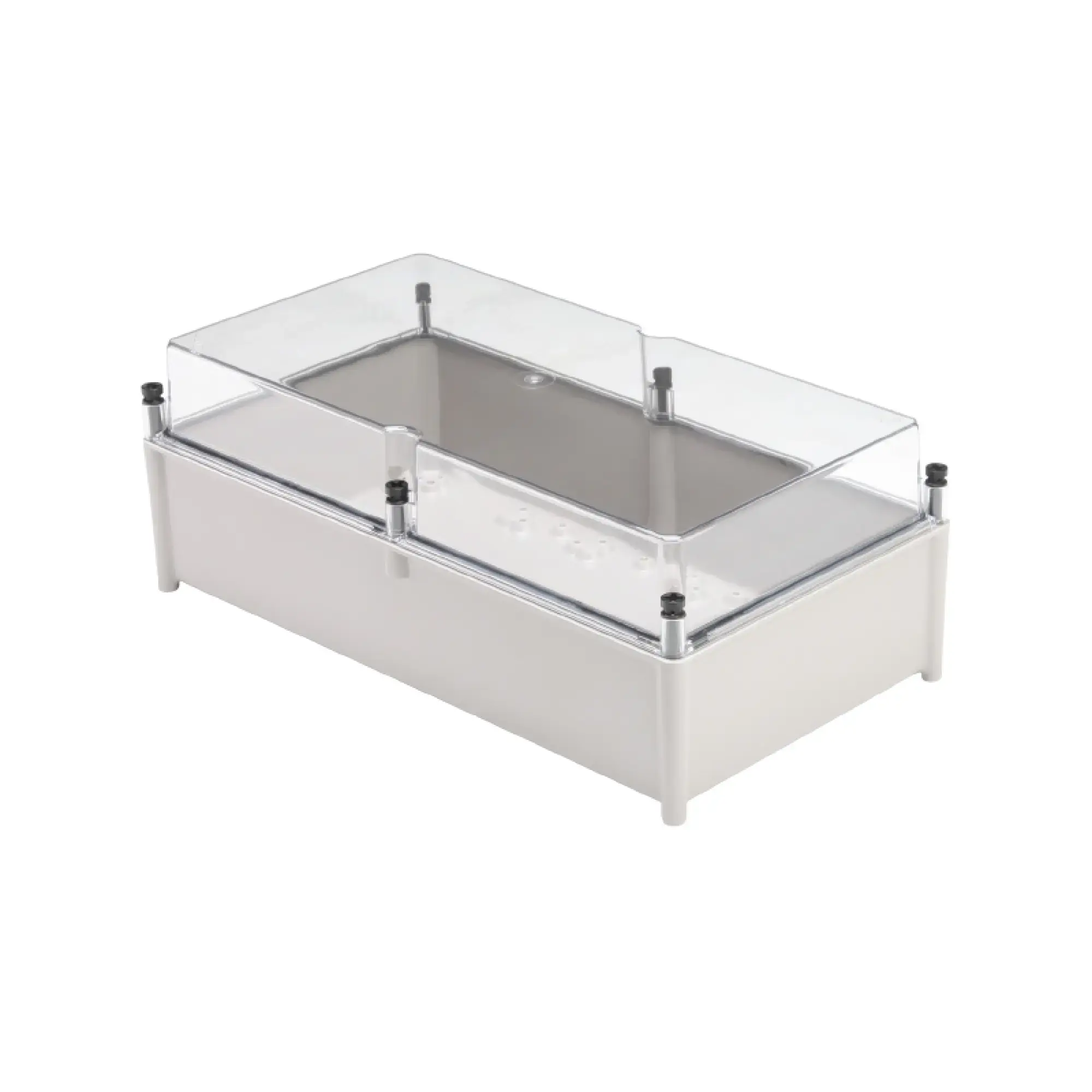 Weidmüller 0500900000 Plastic housing, TBF (polyester empty enclosure), 302 x 603 x 210 mm, Gland plates: , Glass fibre-reinforced polyester, untreated, Light Grey, Transpa (img_001)