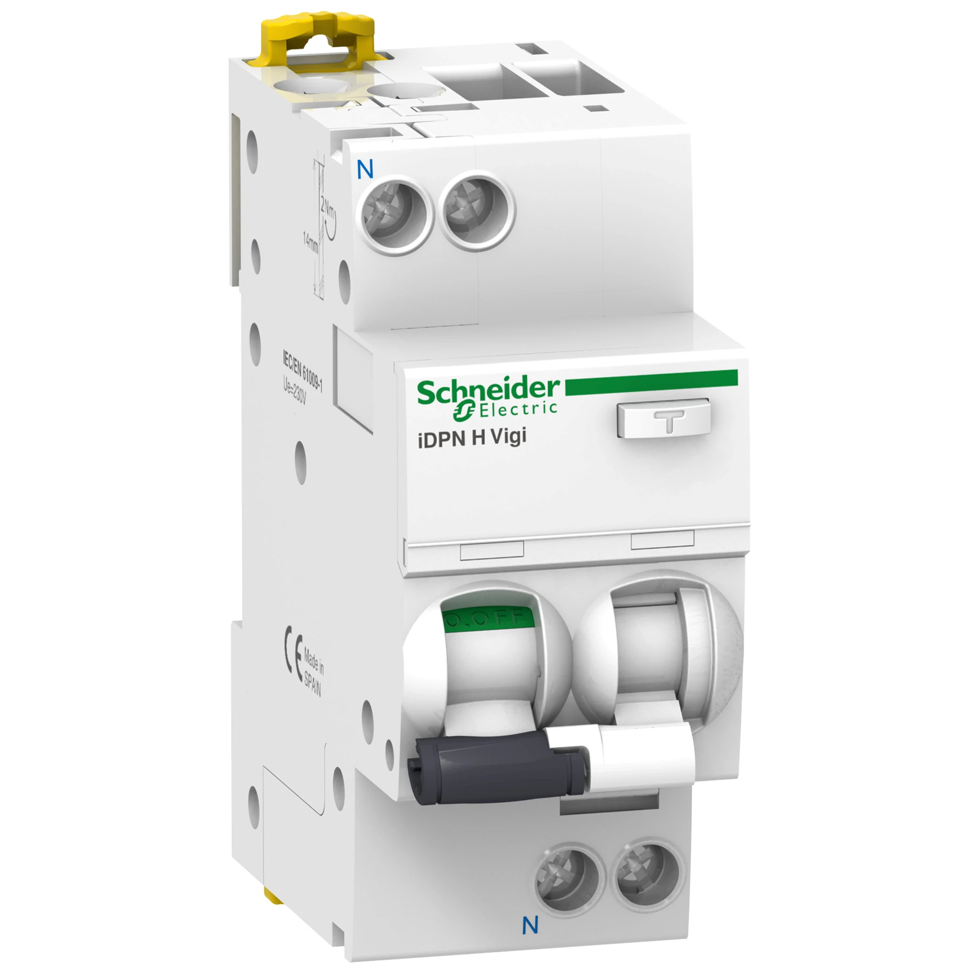 Schneider Electric A9D07632 RCD/MCB combination iDPN H Vigi 1P+N, 32A, B-Curve, 30mA, Type A, 10kA (img_001)