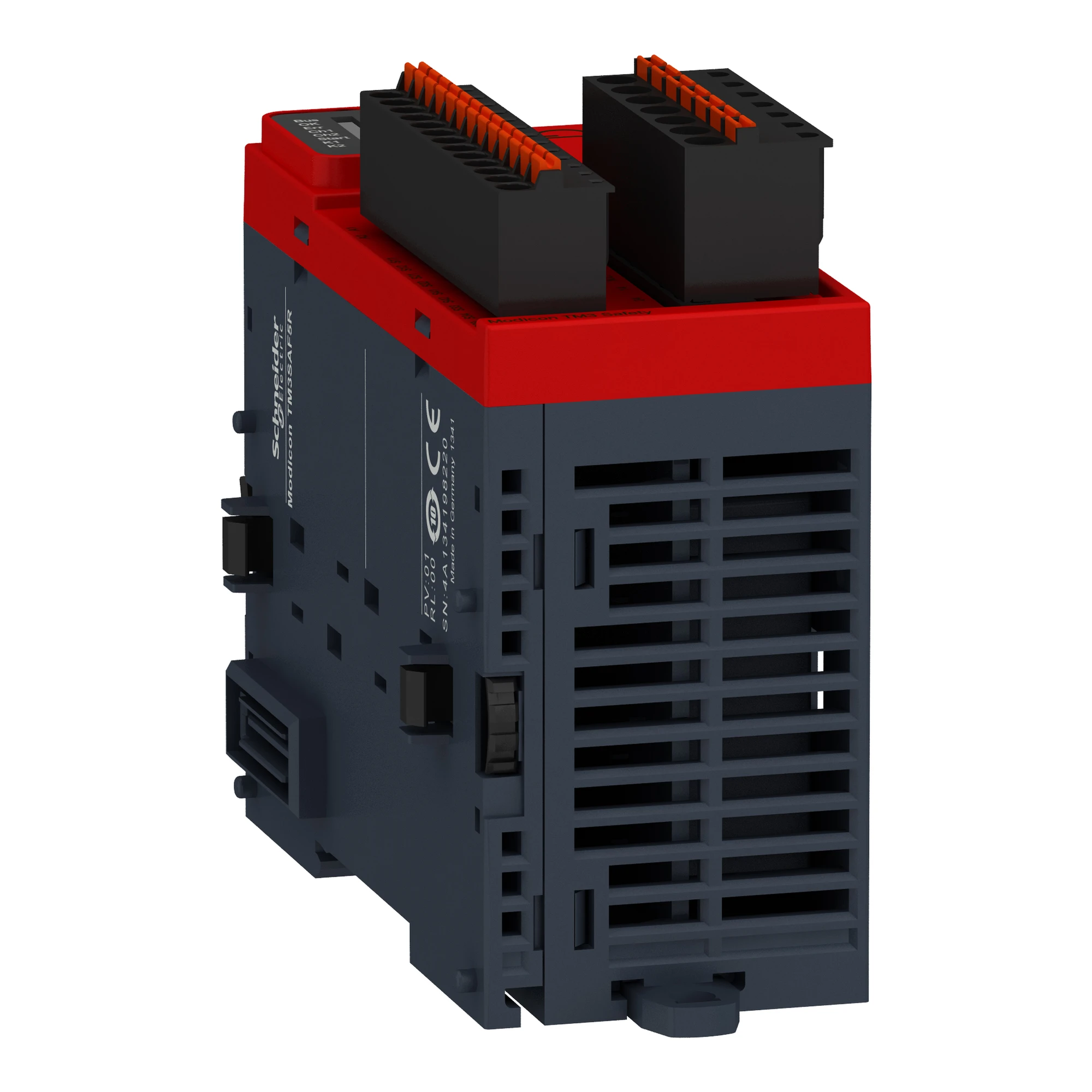 Schneider Electric TM3SAF5RG Safety module, Modicon TM3, PLe / Cat4 / SIL3, 1 function, 24 VDC, spring-cage terminals (img_005)