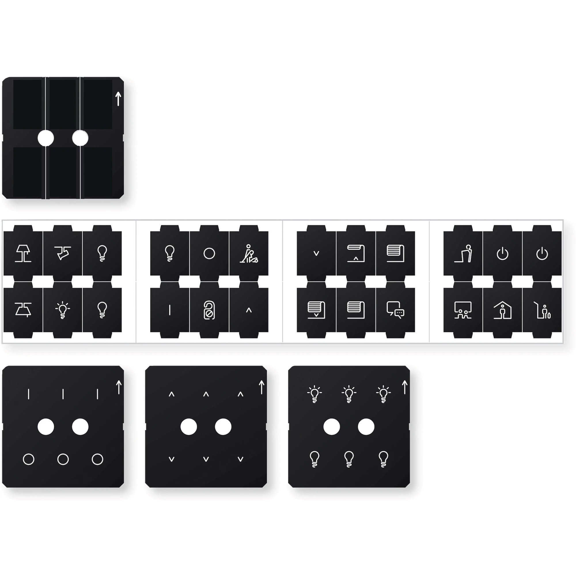 Schneider Electric MTN6270-0011 Film set for KNX push-button sensor Pro, System Design (img_001)