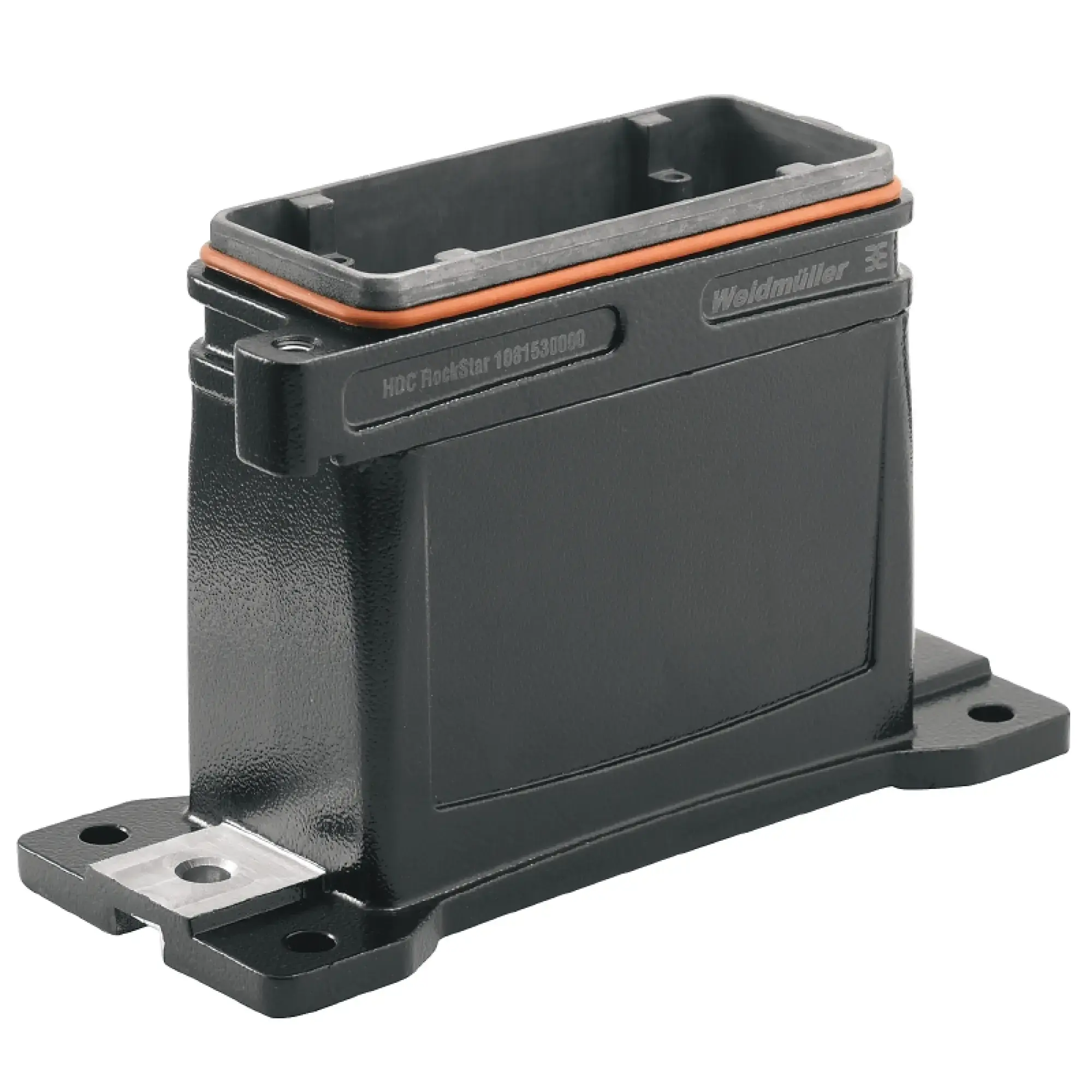 Weidmüller 1081360000 Housing (industry plug-in connectors), Base housing, Clamping yoke connection, Size: 6, IP66 (in plugged condition), IP69K, IP68 (in plugged condition (img_001)