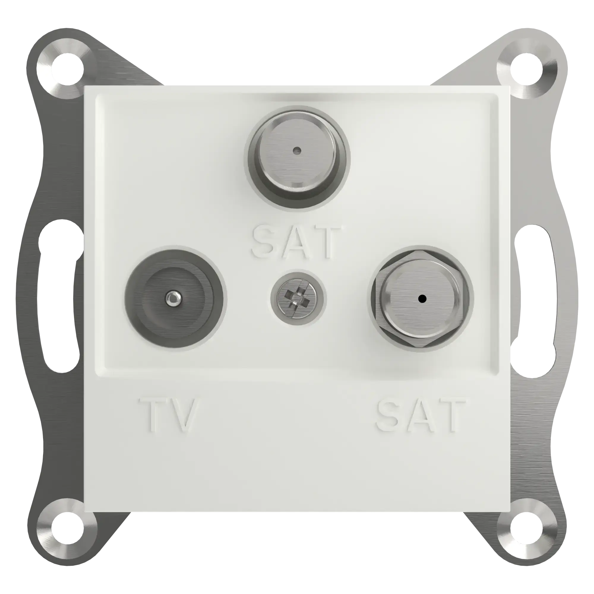 Schneider Electric EPH3670121D TV-SAT-SAT Terminal Socket 1dB flush-mounted, white, Asfora (img_001)