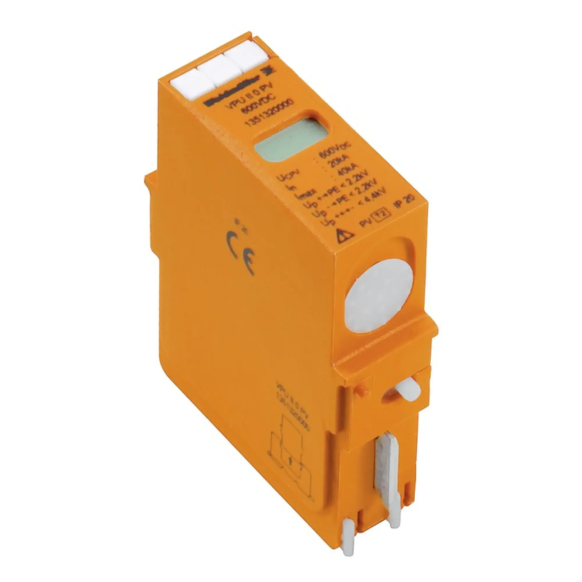 Weidmüller 1351320000 Surge voltage arrester  (power supply systems), Surge protection II, Type II, DC, 600 V (img_001)