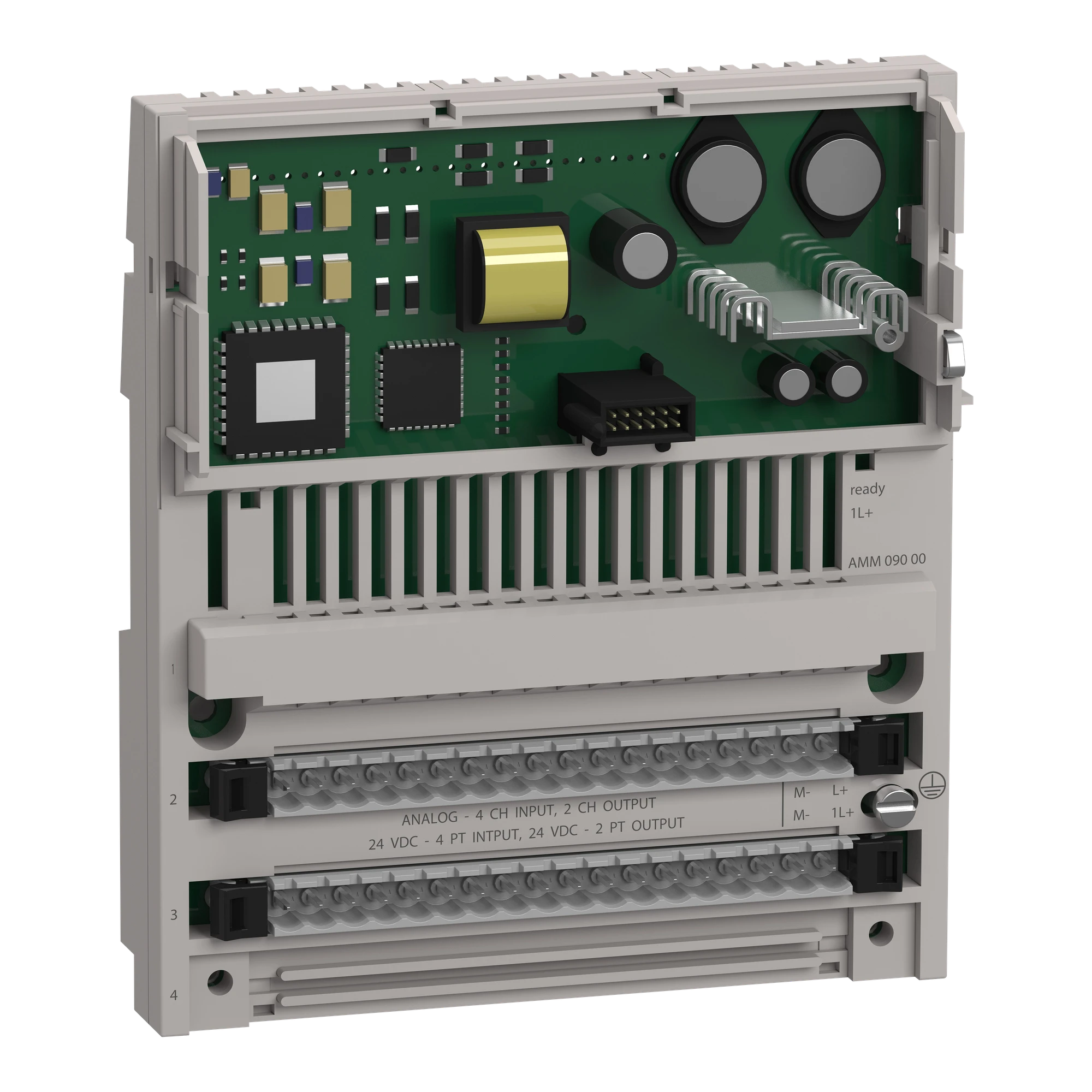Schneider Electric 170AMM09000 Dec. analog/dig. I/O Unit Modicon Momentum, 4 I / 2O dig., 4 I / 2O anal. (img_001)