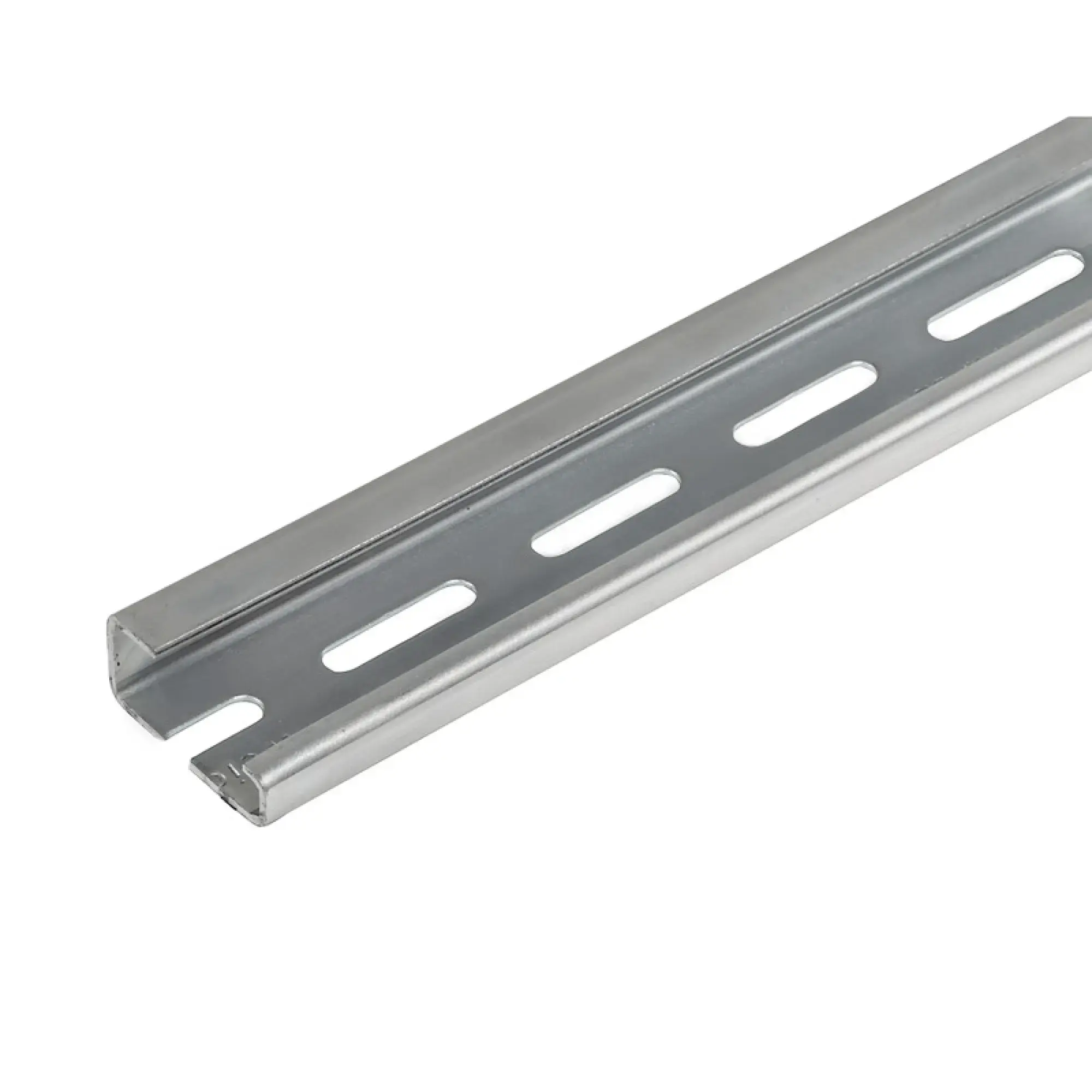 Weidmüller 0514400000 Terminal rail, Accessories, Steel, galvanic zinc plated and passivated, Width: 2000 mm, Height: 33 mm, Depth: 15 mm, Slit width: 5.20 mm, Slit length: (img_001)