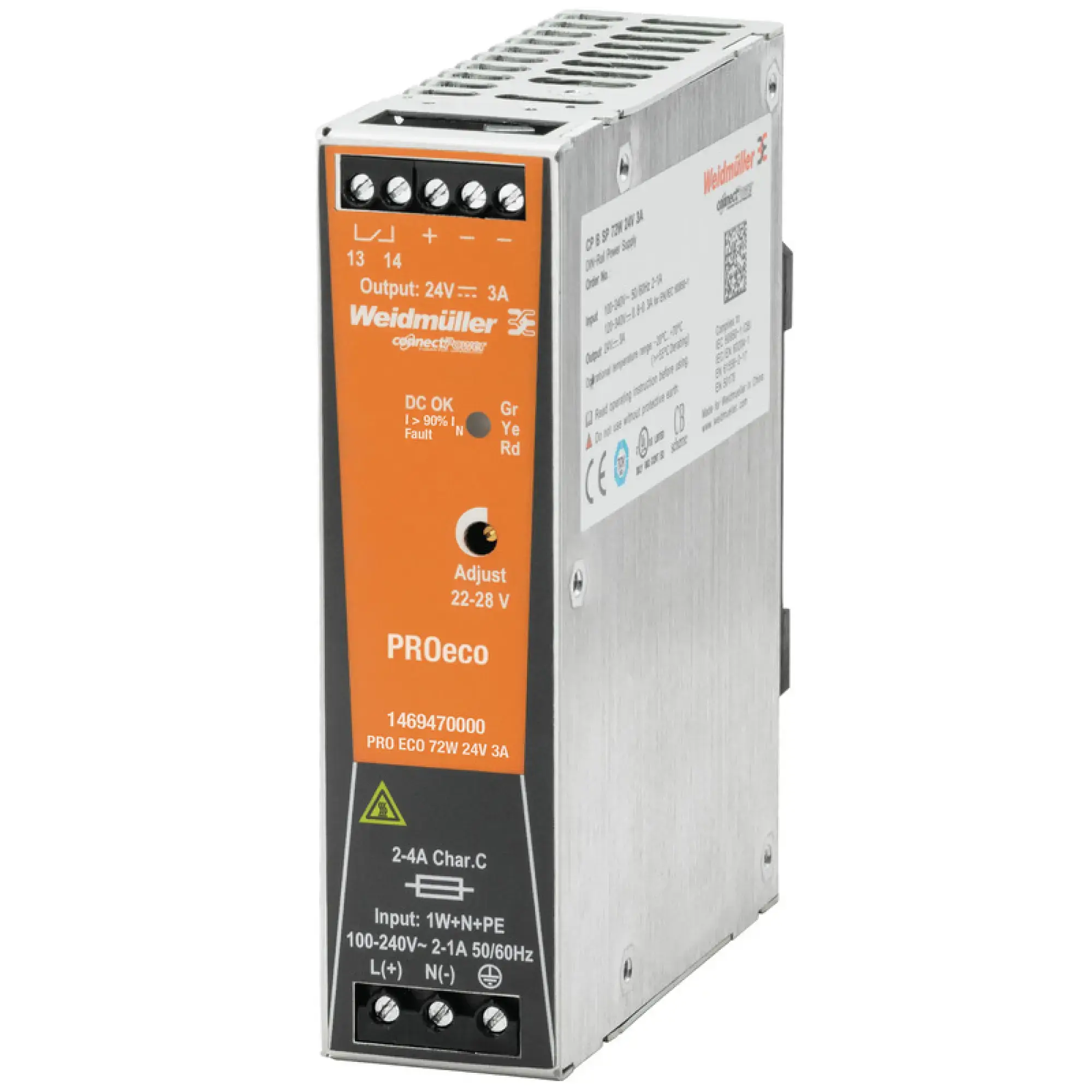 Weidmüller 1469570000 Power supply, 72 W, 6 A @ 55 °C (img_001)