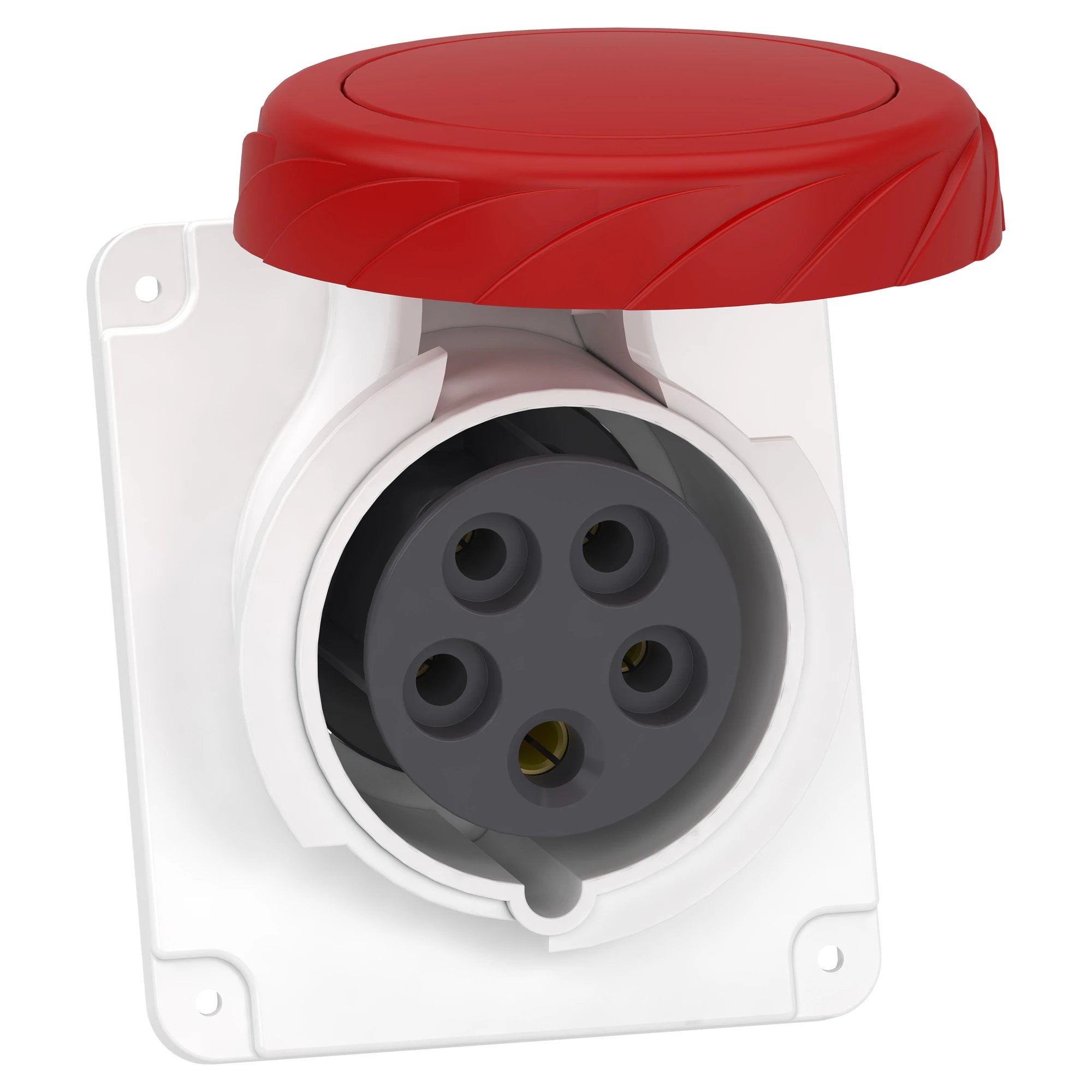 Schneider Electric PKF16F735 CEE Surface-Mounted Socket, Screw Terminals, 16A, 3p+N+E, 380-415 V AC (img_001)