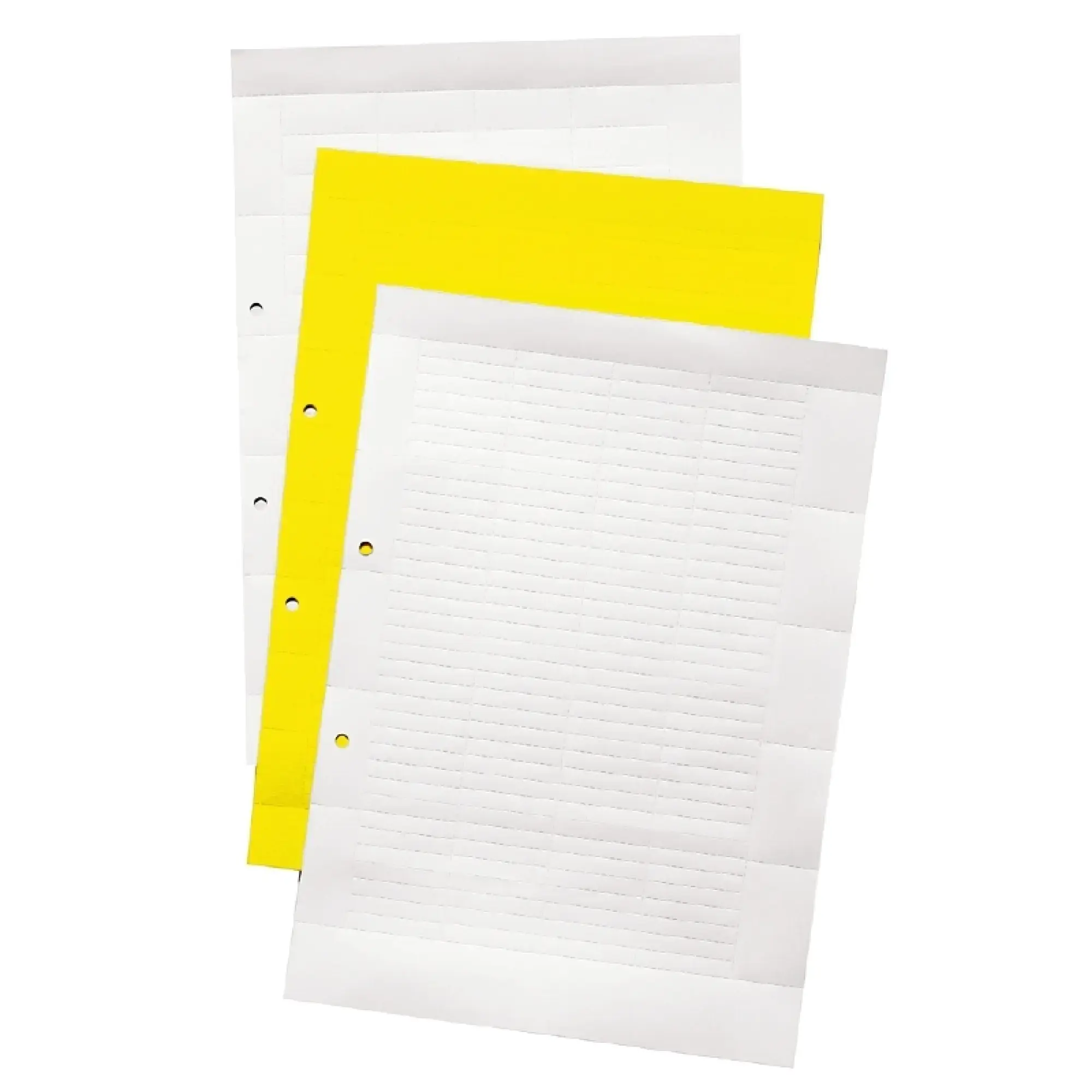 Weidmüller 0139000000 Terminal marking, white, Printed characters: without, horizontal and vertical, Width: 12.5 mm, Height: 500 mm (img_001)