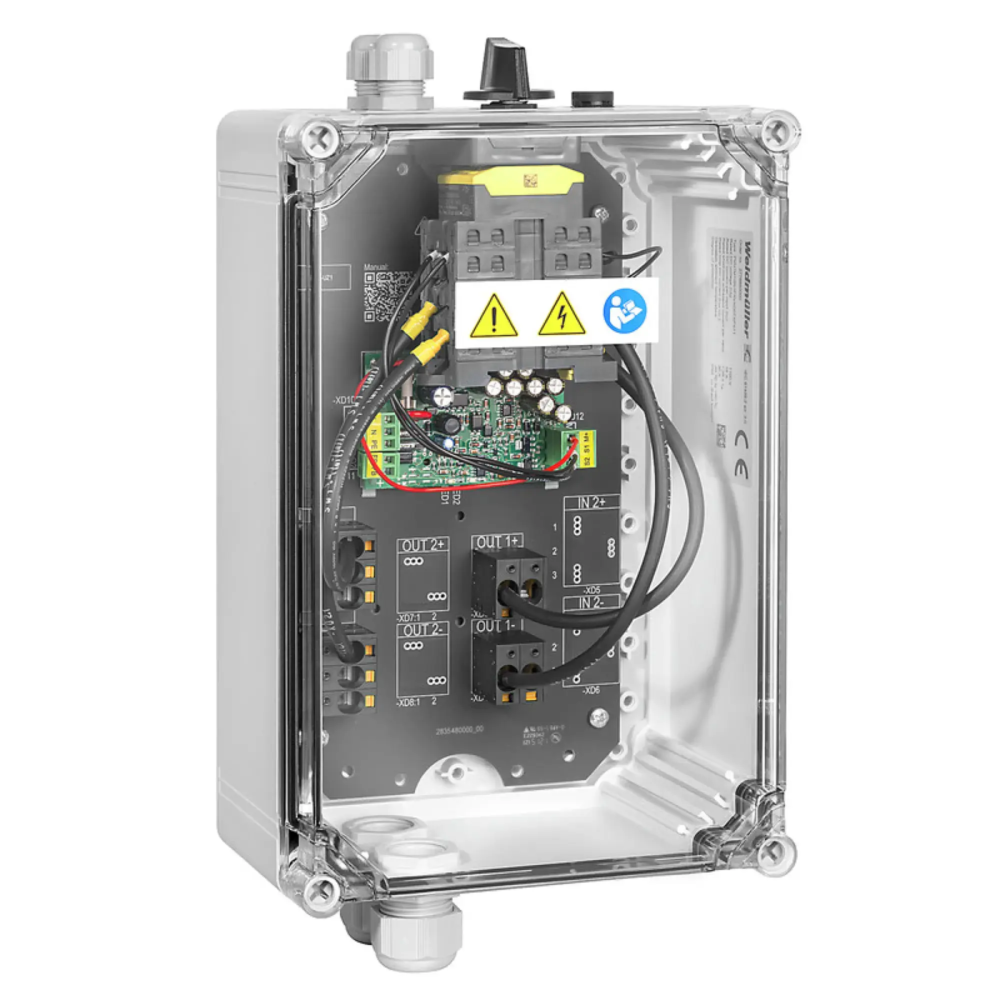 Weidmüller 2778850000 Combiner Box (Photovoltaik), 1 MPP, 2 Inputs / 1 Output per MPP, Remote disconnector, Cable gland, 1100 V (img_001)