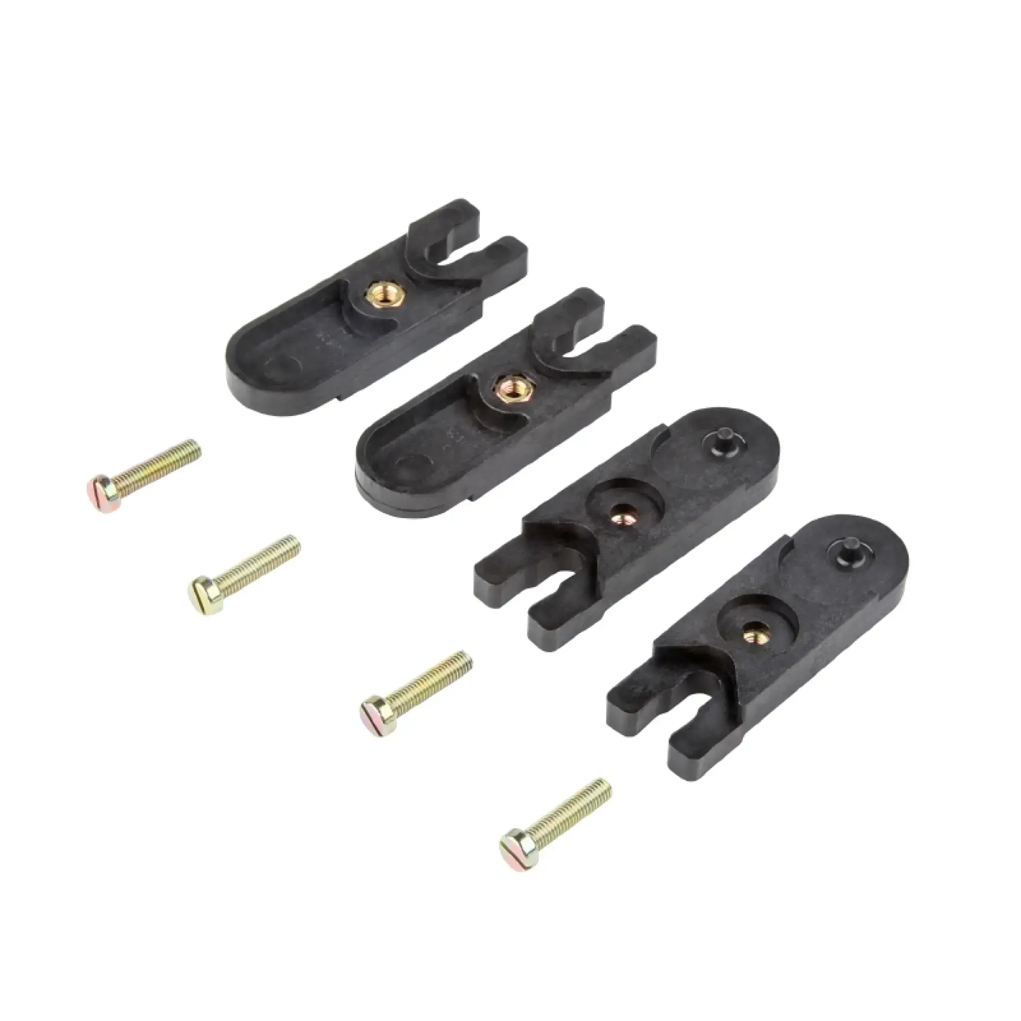Weidmüller 0360800000 Mounting foot (Housing), TBF (polyester empty enclosure), Fixing lugs, 24 x 72.5 x 12 mm, Polyamide, Deep black (img_001)