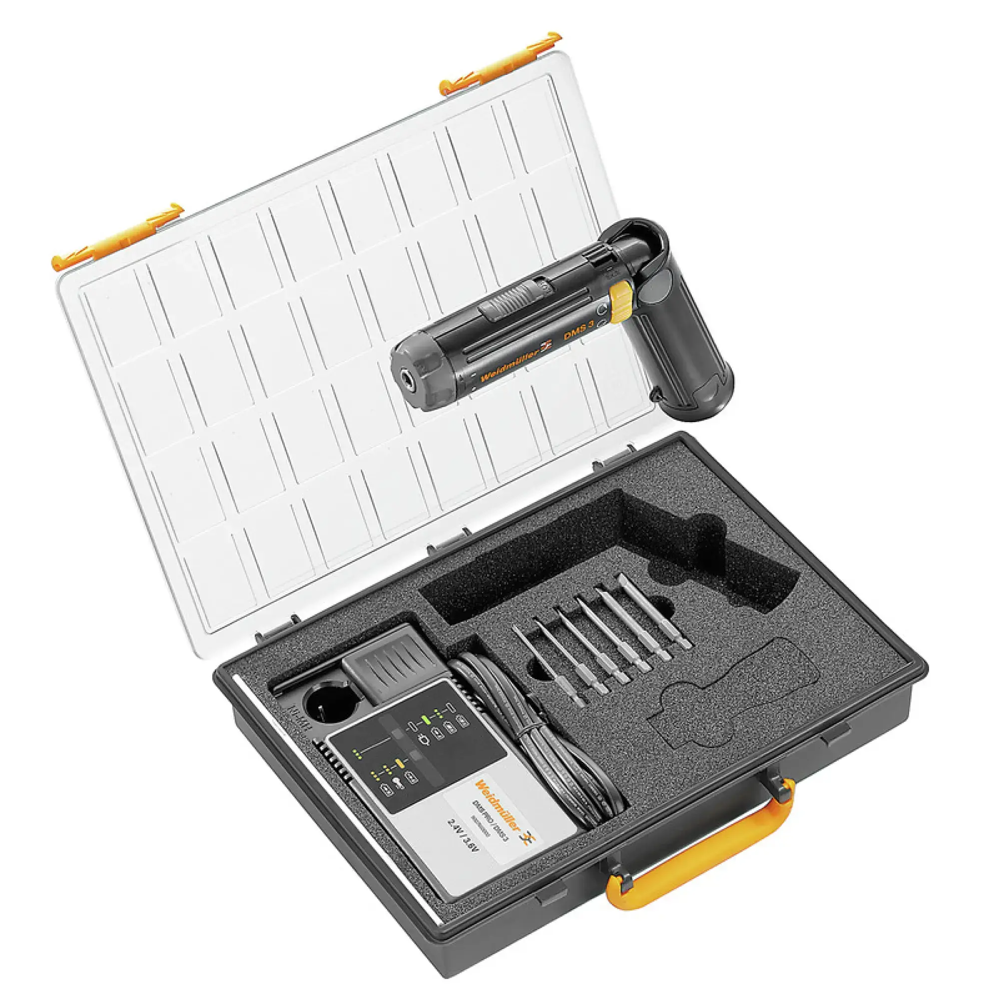 Weidmüller 9007470000 Electrical torque screwdriver, Torque setting, min.: 0.3 Nm, Torque setting, max.: 3 Nm, Rechargeable batteries: Ni-Mh cells (img_001)