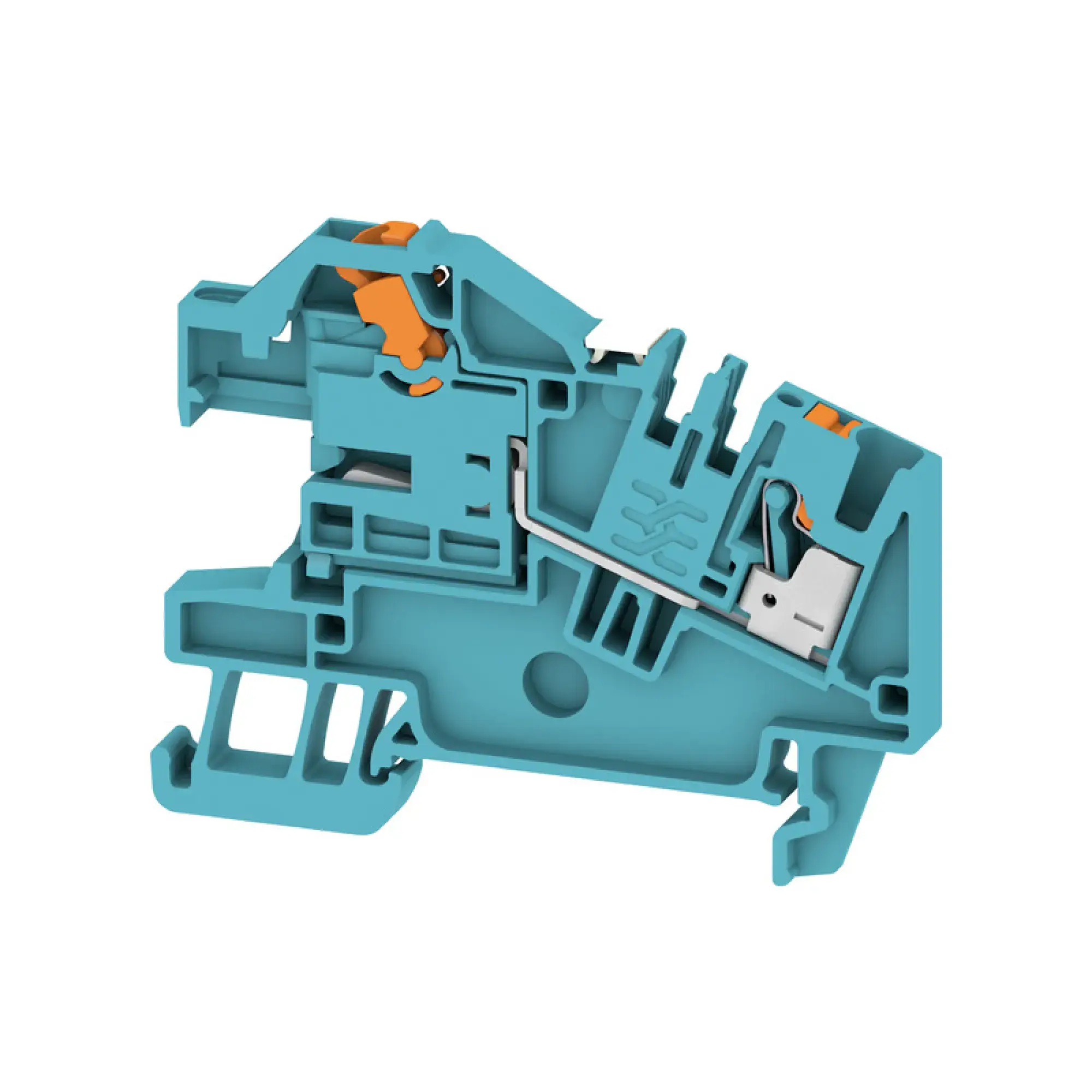 Weidmüller 2782440000 Multi level installation terminal block, blue, 2.5 mm², 24 A, 250 V, Number of connections: 2, Number of levels: 1, TS 35, V-0, Wemid (img_001)