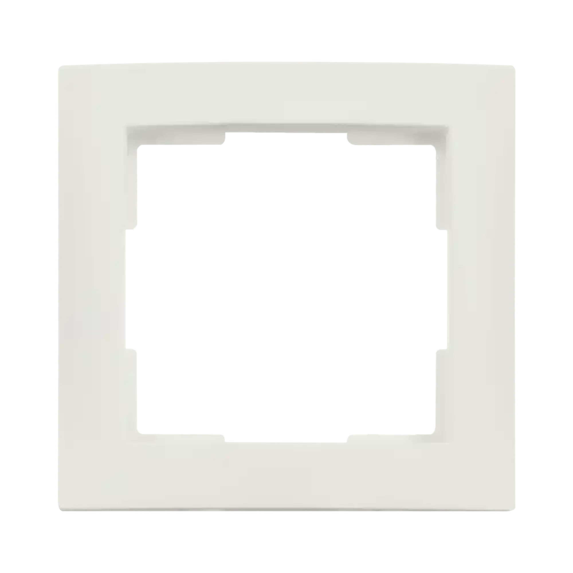ION INDUSTRIES 80.302.115 1-gang cover frame E1 Matt Alpine White (img_001)