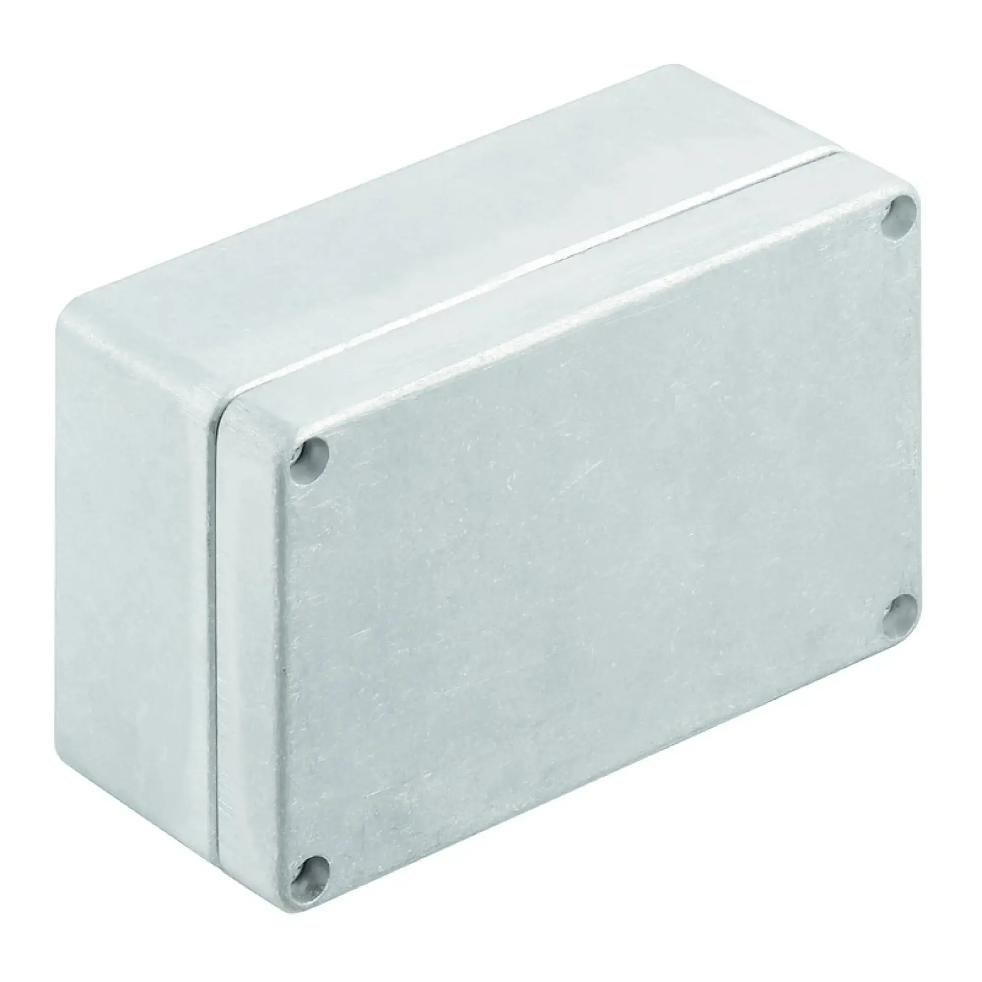Weidmüller 0573400000 Metal housing, Width: 125 mm, Height: 80 mm, Depth: 57 mm, untreated, Flange plate: No, M4 torx stainless steel screws with slot (img_001)