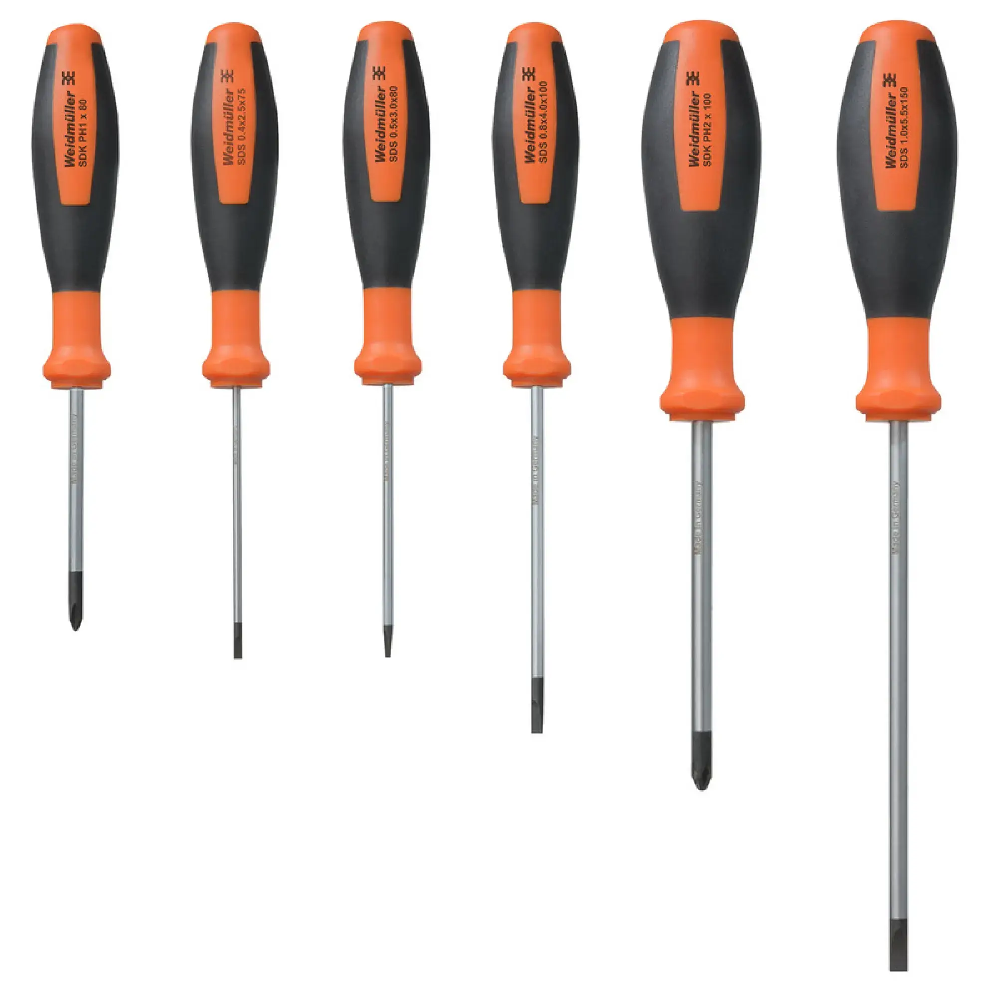 Weidmüller 2749200000 Screwdriver set, Slotted and crosshead PH screwdriver set (img_001)