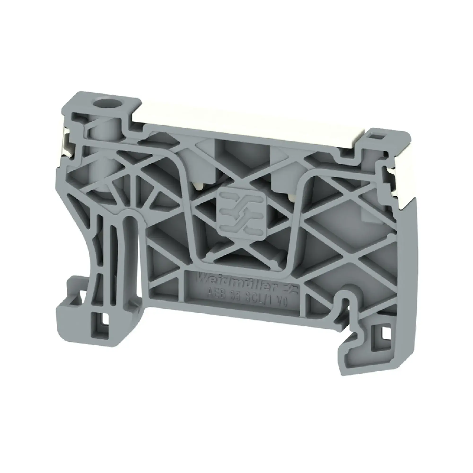 Weidmüller 2817770000 End bracket, Traffic grey (RAL), TS 35, V-0, Wemid, Width: 6 mm, 130 °C (img_001)