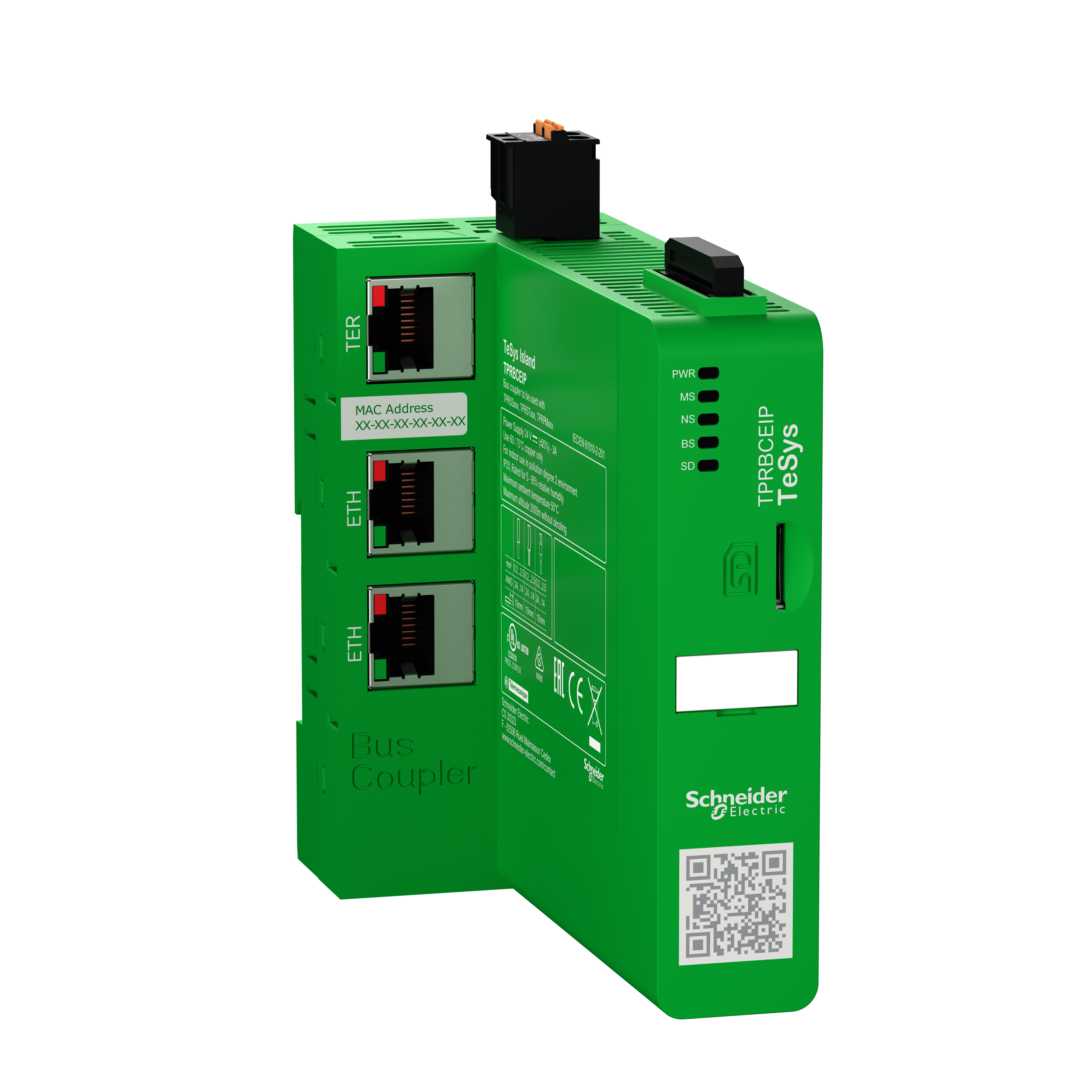 Schneider Electric Bus coupler, TeSys island EtherNet IP / Modbus TCP coupler