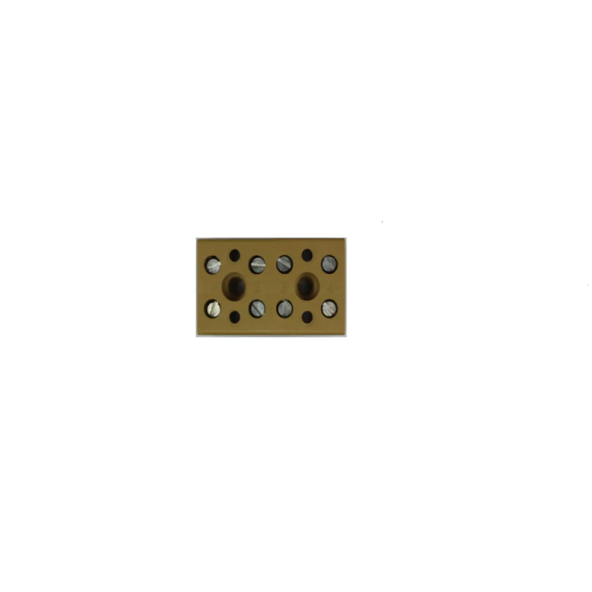 Weidmüller 7906080000 Single- and multi-pole terminal strip, Screw connection, medium yellow, 4 mm², 32 A, 400 V, Number of connections: 8, Number of levels: 1, V-0, 5VA, K (img_001)