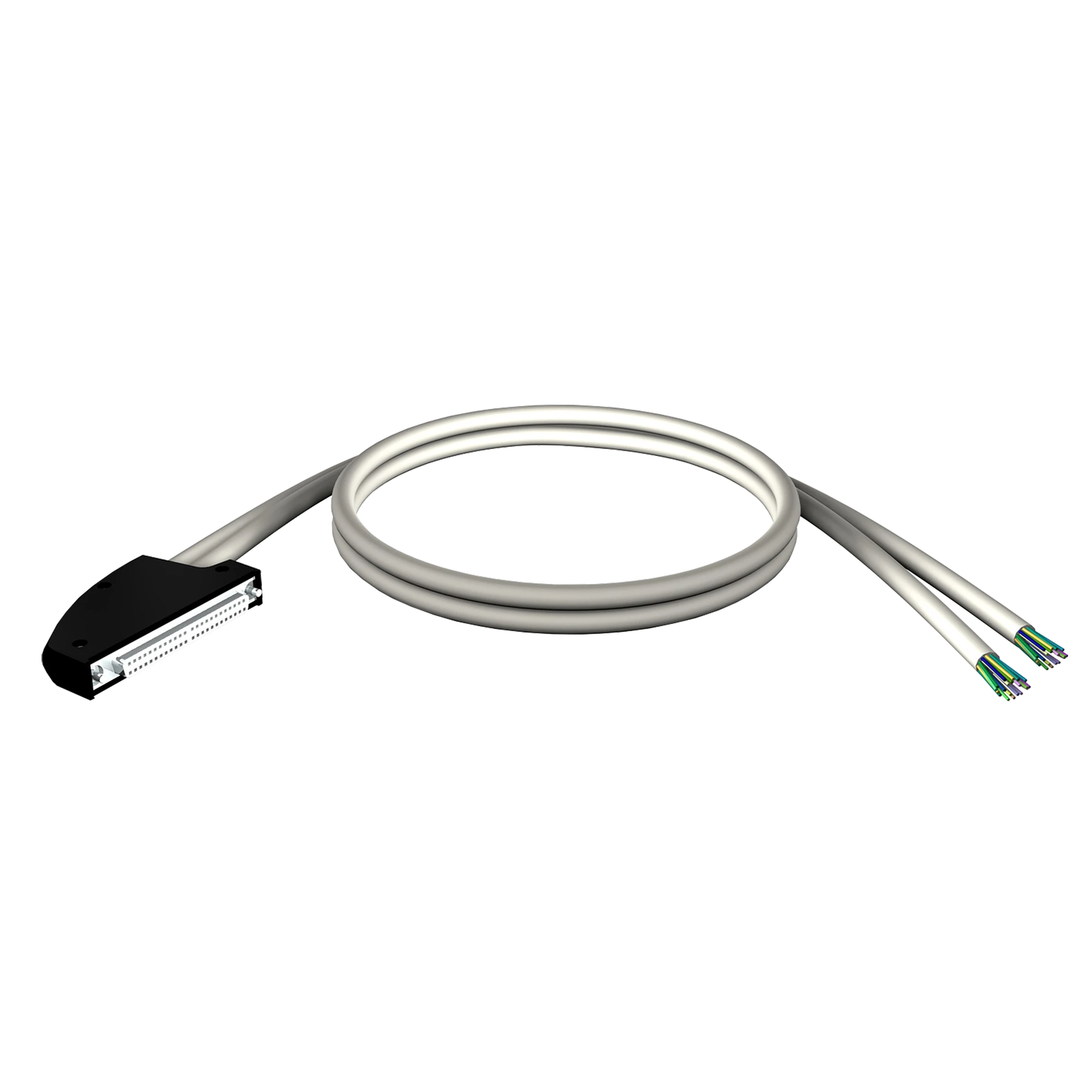 Schneider Electric BMXFCW303 Cable assembly, 40-way terminal, 2 ends loose cable, for M340 I/O, 3m (img_001)