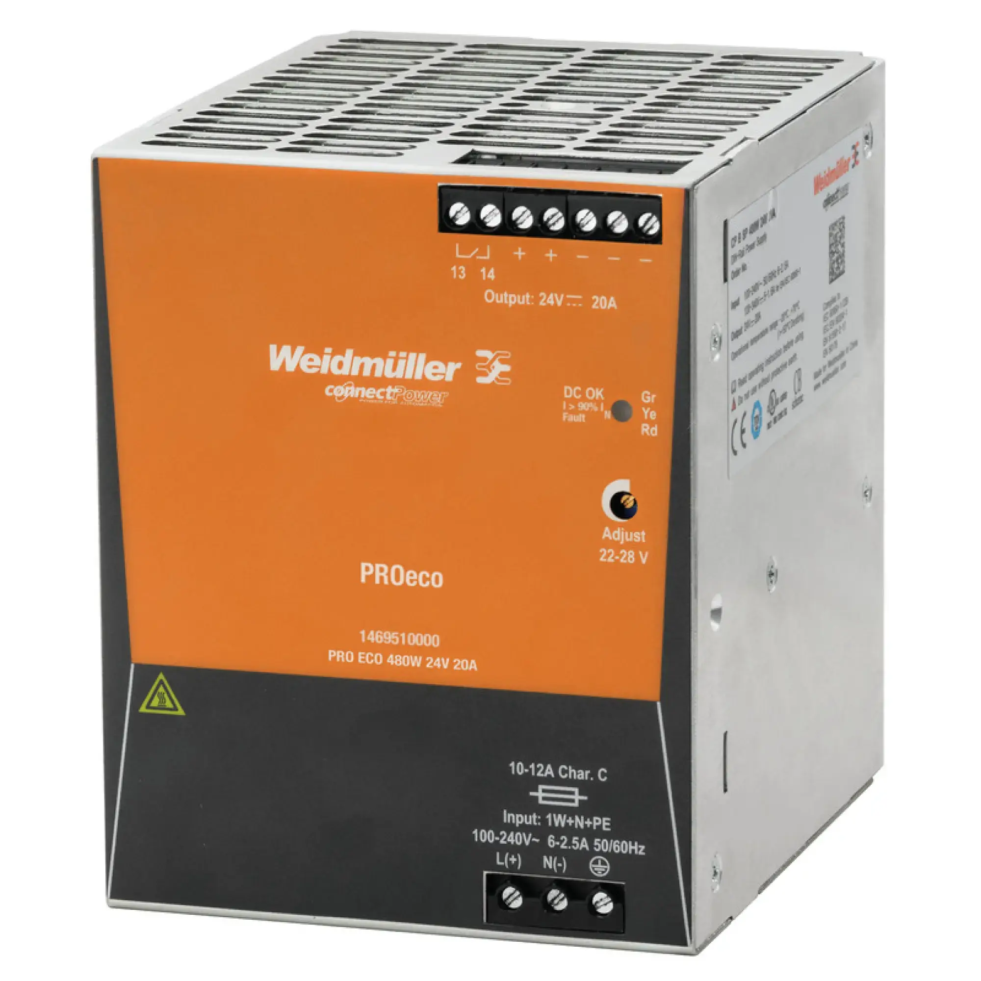 Weidmüller 1469610000 Power supply, 480 W, 10 A @ 55 °C (img_001)