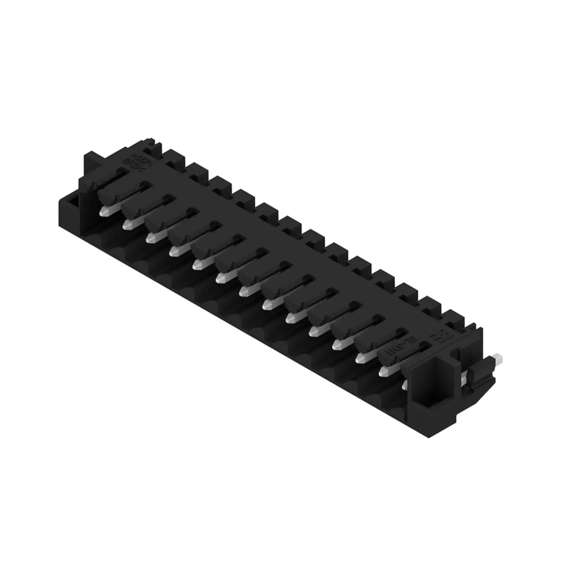 Weidmüller 1000690000 PCB connector (board connection), 160 V, 15 A, Pitch in mm: 3.50, Number of poles: 14, THT/THR solder connection, Box (img_001)