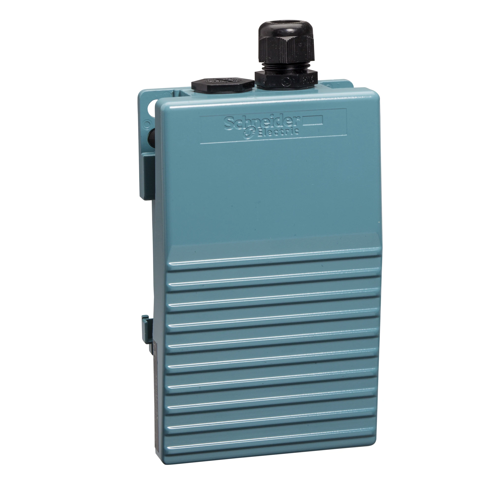 Schneider Electric XPEM110EX Foot switch, Harmony XPE, single, metal, blue, 1-stage, 1NC+1NO, IP66, ATEX (img_001)