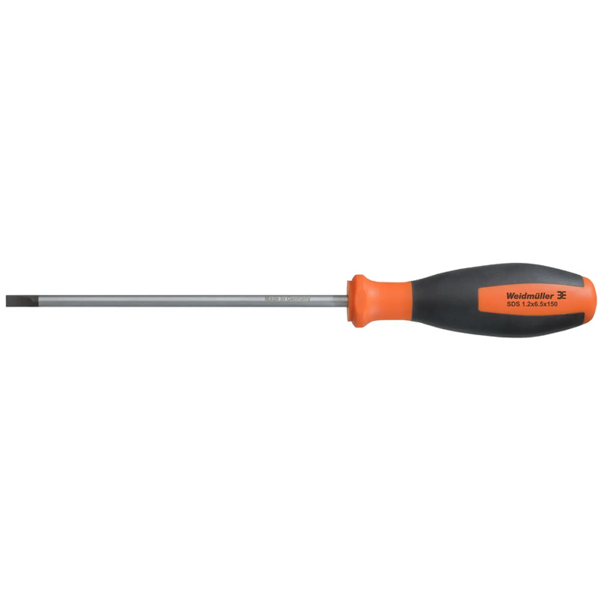 Weidmüller 2749390000 Slotted screwdriver, Blade thickness (A): 1.2 mm, Blade width (B): 6.5 mm, Blade length: 150 mm, Form: Slotted (img_001)
