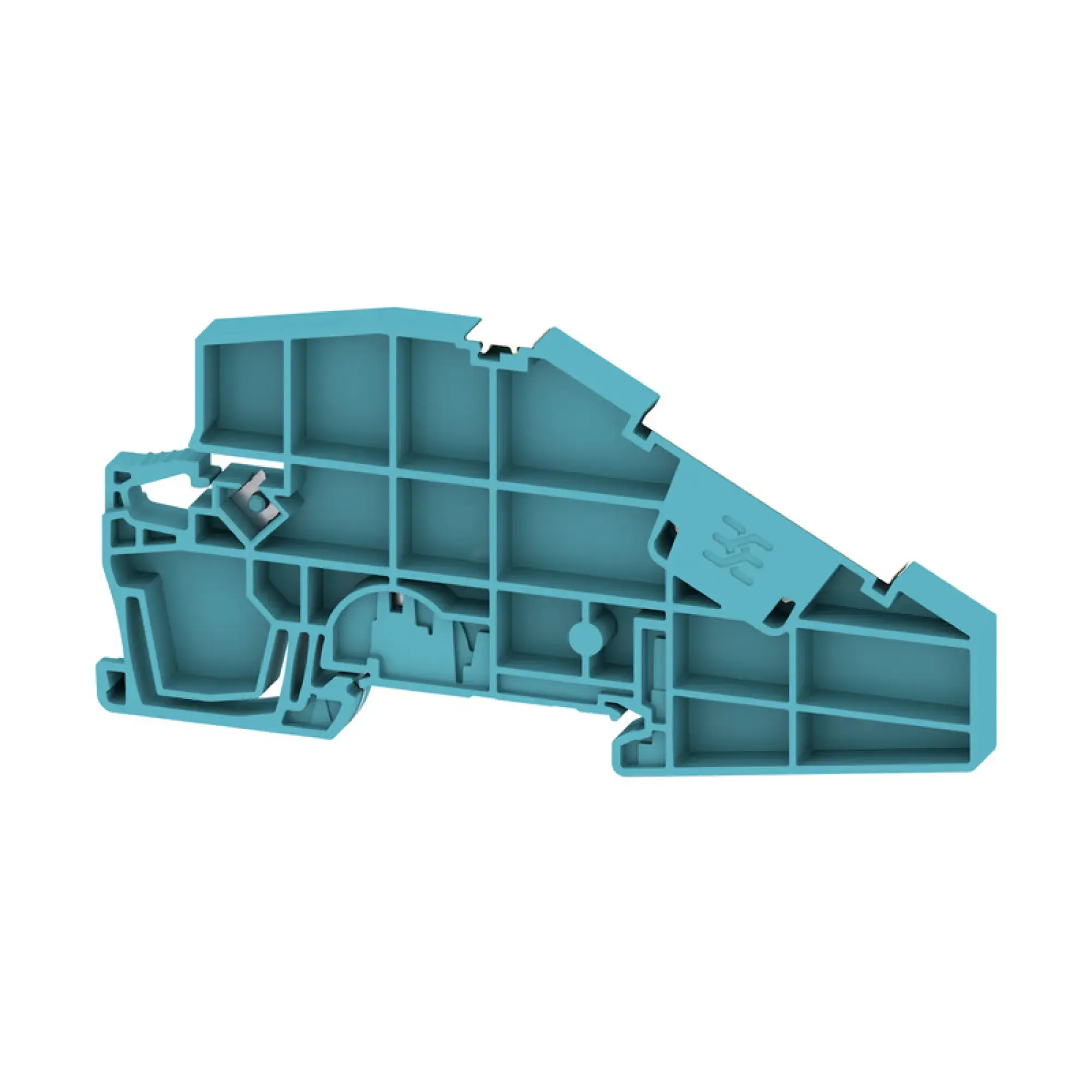 Weidmüller 3111440000 End bracket, blue, TS 35, V-0, Wemid, Width: 5.1 mm, 130 °C (img_001)