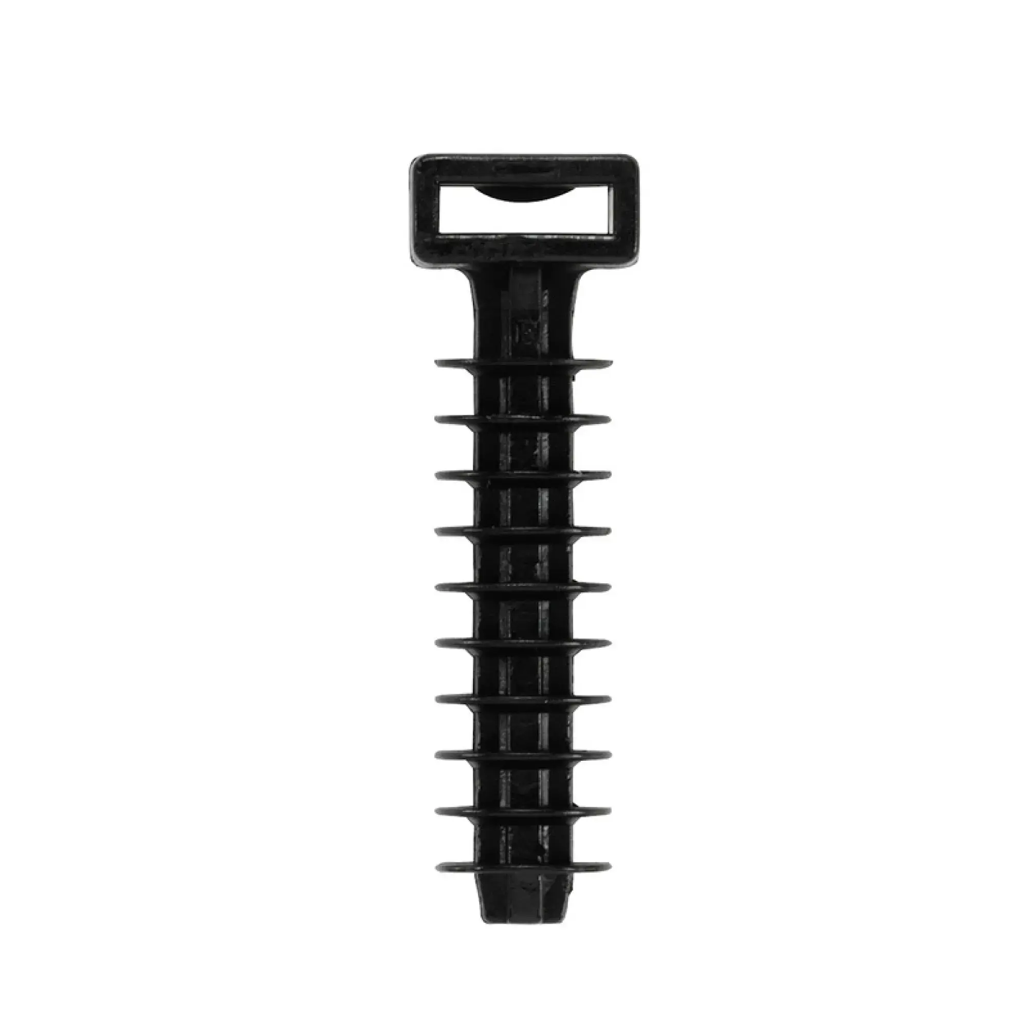 Weidmüller 1859410000 Cable tie, Width: 10 mm, 80 N, black, UL 94 flammability rating: V-2, Operating temperature range: -40...100 °C (img_001)