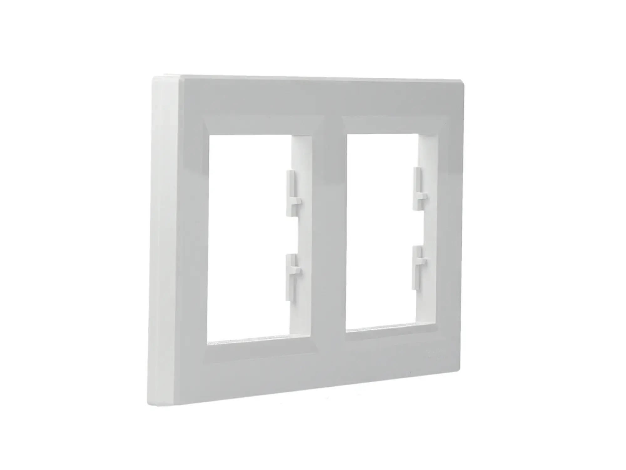 Schneider Electric EPH5800221D 2-Gang Frame Horizontal, white, Asfora (img_016)
