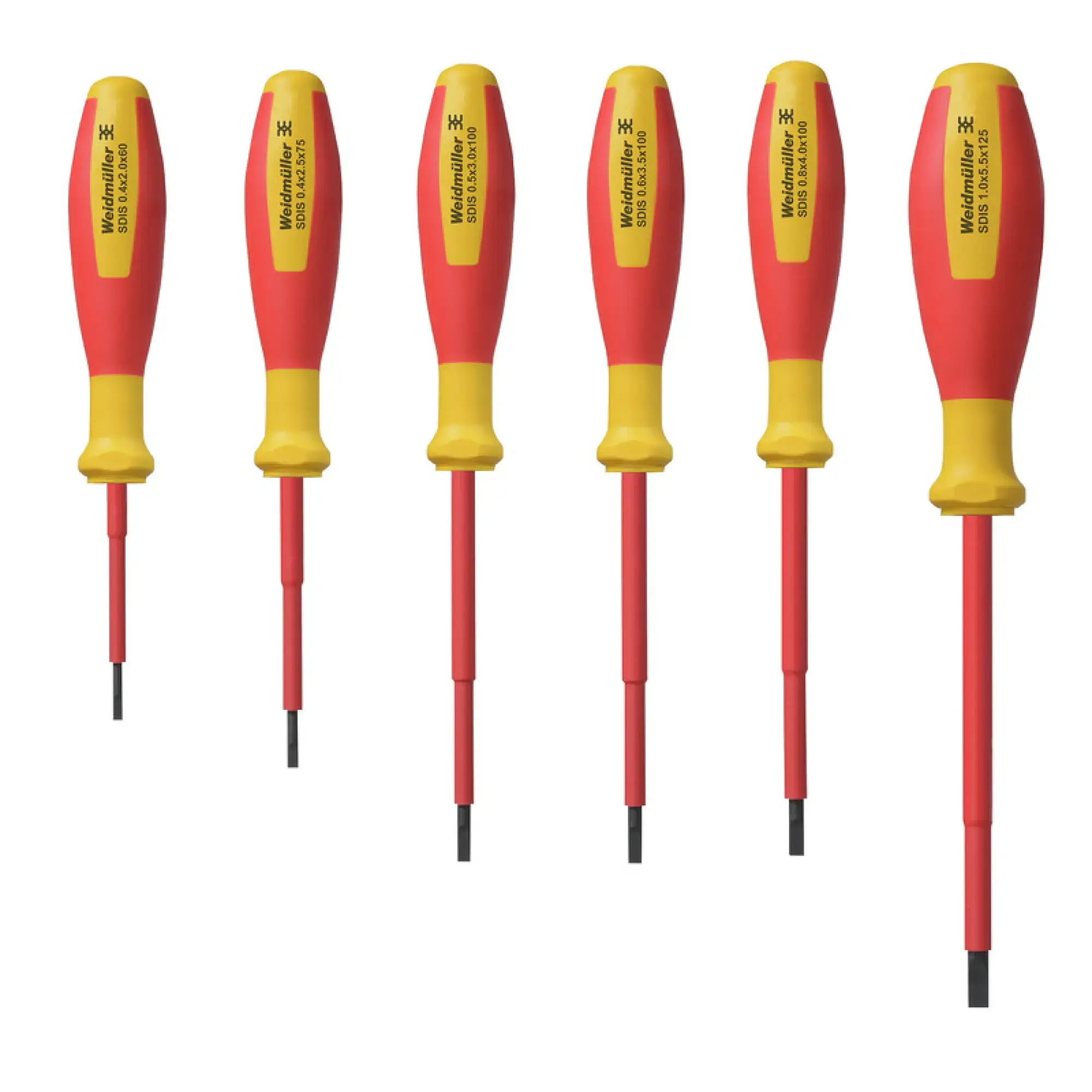 Weidmüller 2749770000 Screwdriver set, VDE-insulated Slotted SD set (img_001)