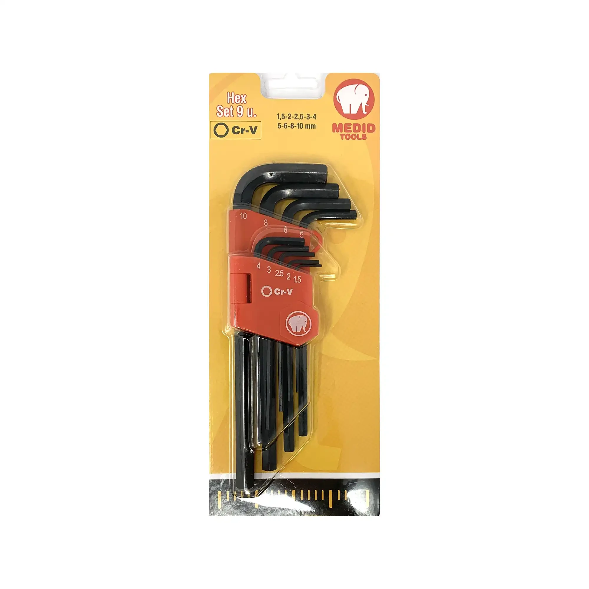 MEDID 6009 Set of 9 long hexagon socket wrenches (img_001)