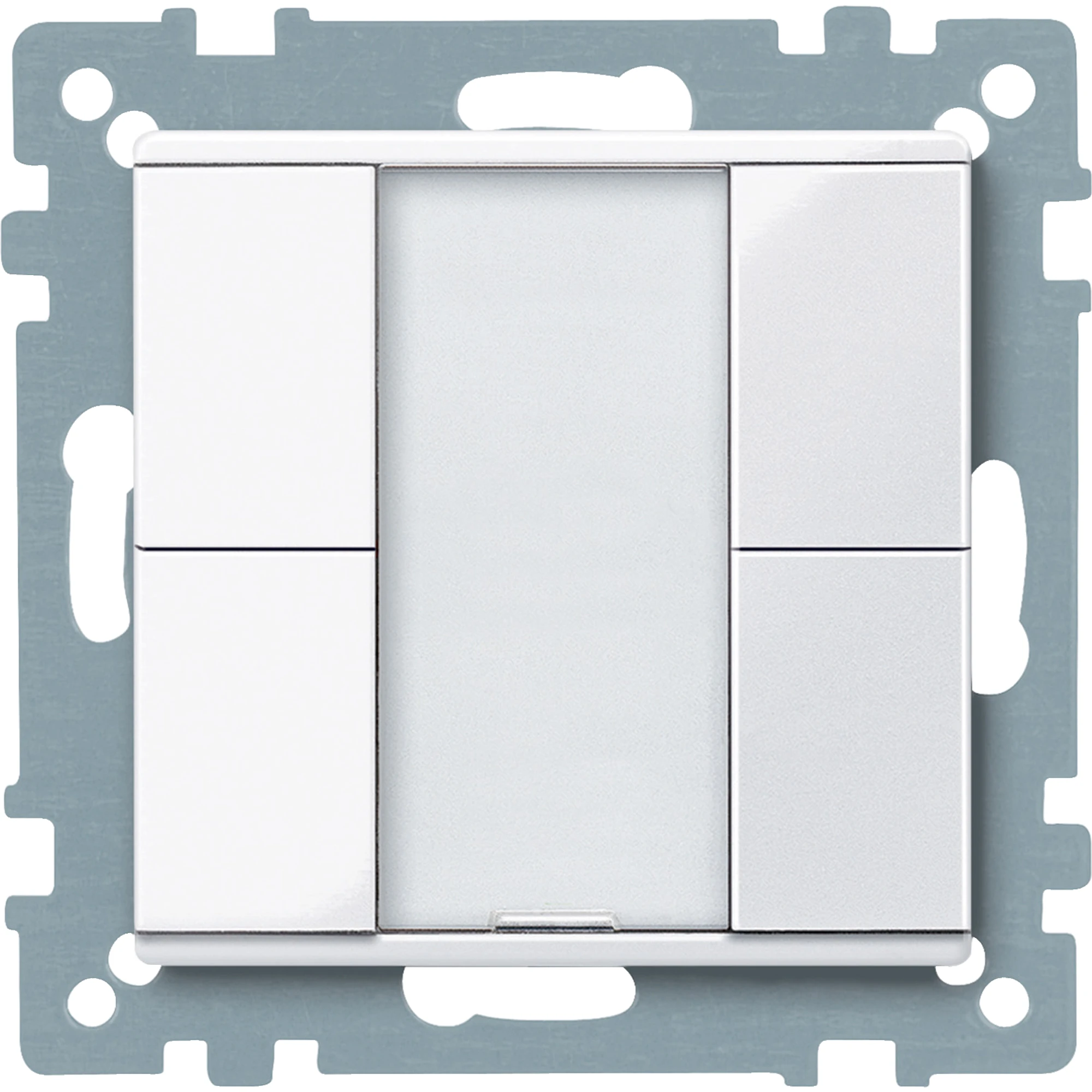 Schneider Electric MTN617225 Double switch plus, shiny active white, System M (img_001)