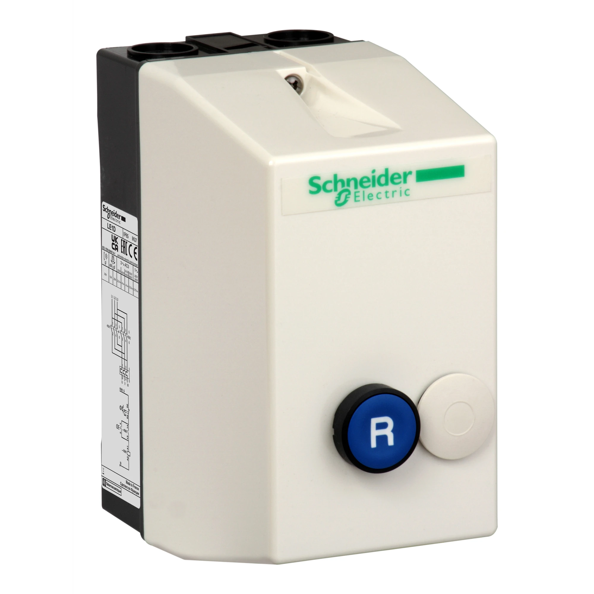Schneider Electric LE1D09P7A05 Enclosed direct-on-line starter, TeSys LE1-D, 9A, coil 230V AC (img_001)