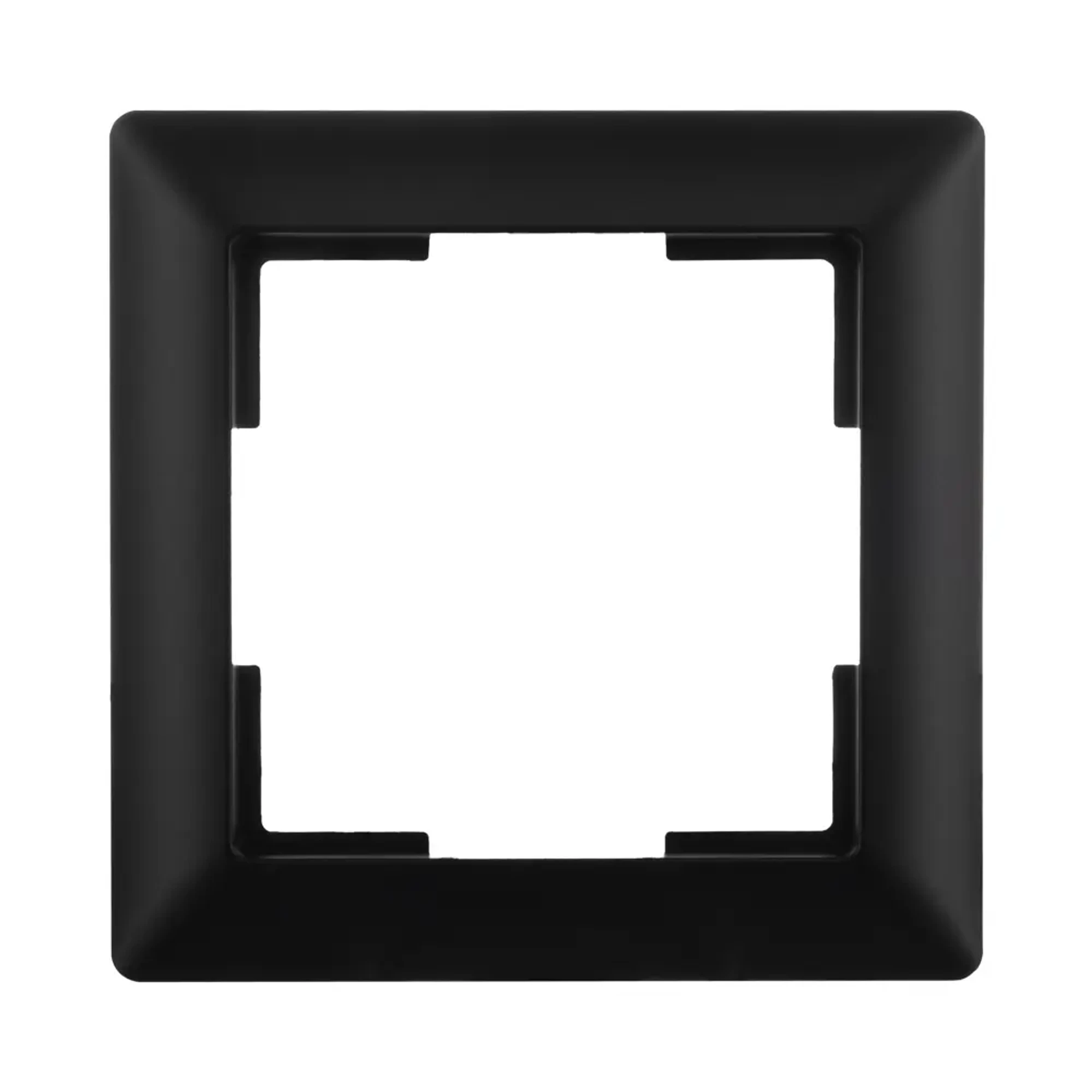 ION INDUSTRIES 80.301.116 1-gang cover frame J1 Matt Black (img_001)