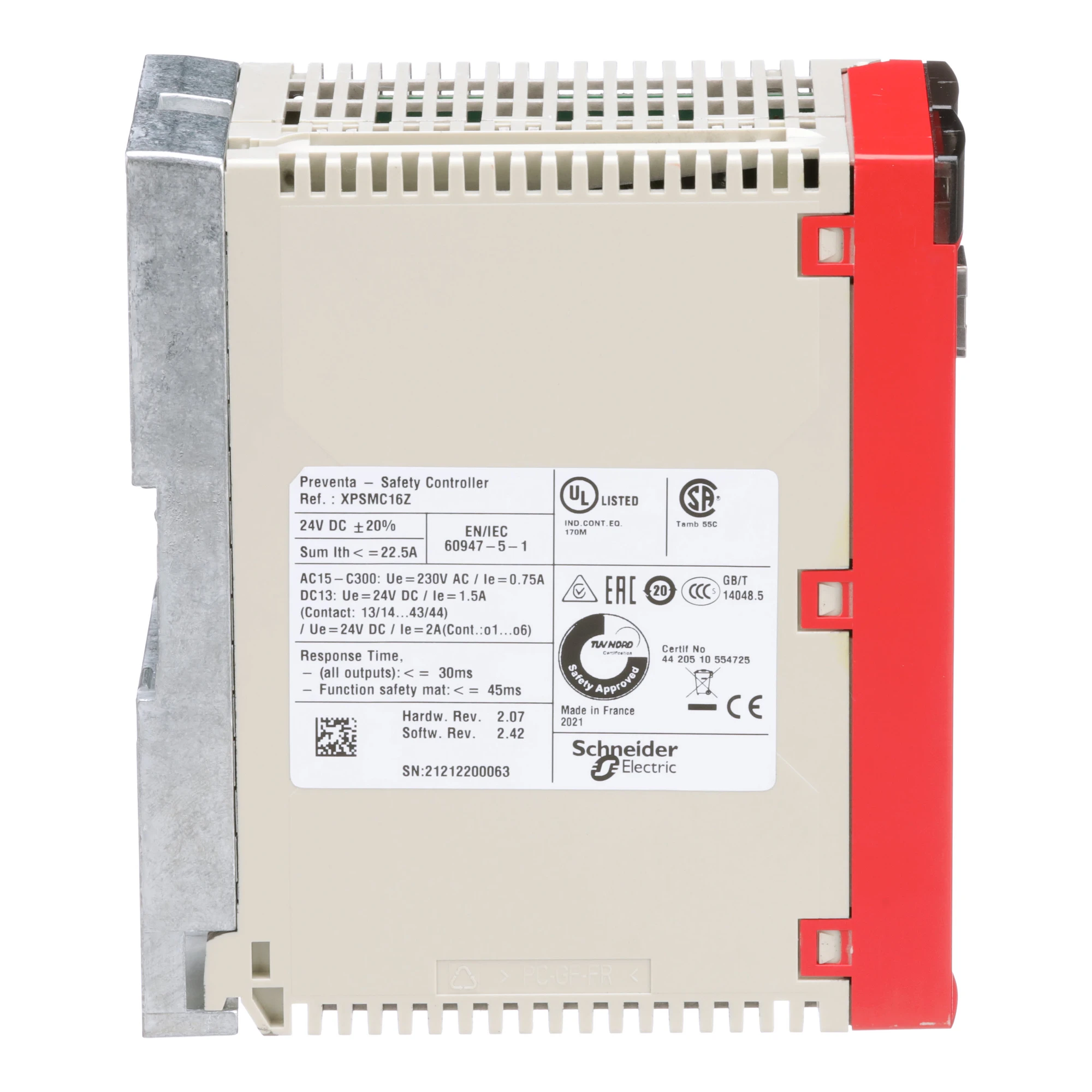 Schneider Electric XPSMC16Z Compact safety controller, 16 inputs, 8 outputs, Modbus (img_004)