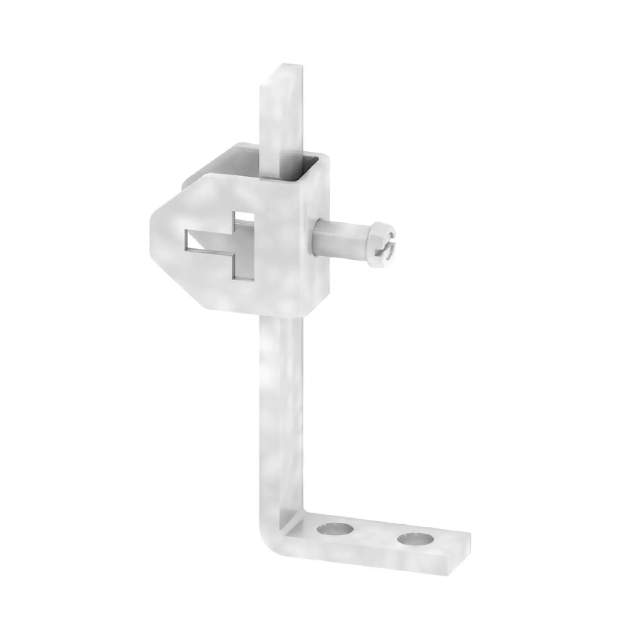 Weidmüller 1079900000 Busbar support, grey, 85 °C, Width: 13.5 mm, None, metal, when screwed in (img_001)