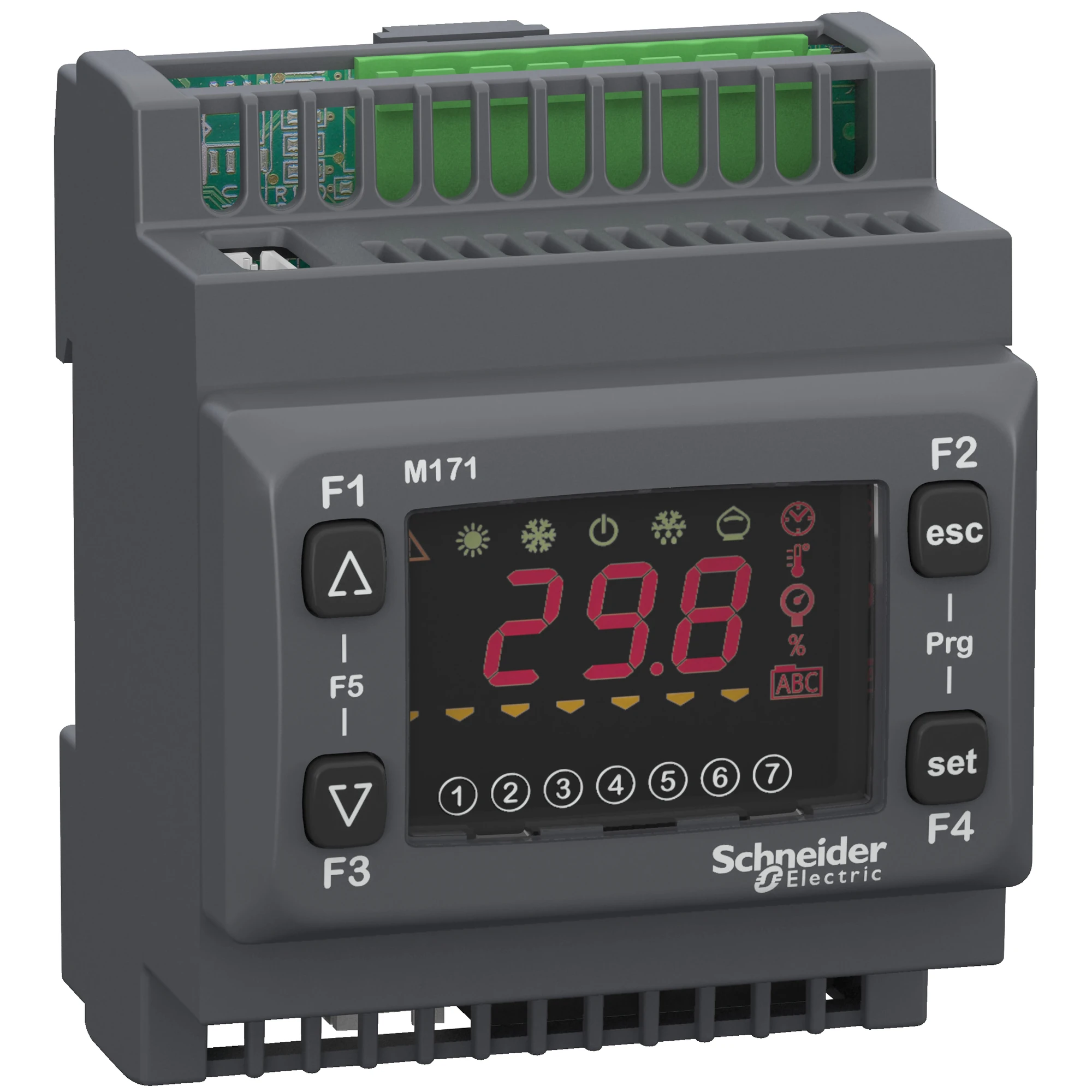 Schneider Electric TM171OD22R PLC Control, Modicon M171 Optimized, Display, 22 I/O, 24 VDC, 12 VAC to 24 VAC (img_001)