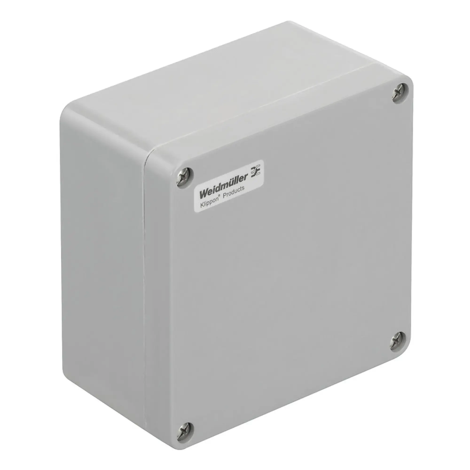 Weidmüller 1305890000 Plastic housing, Klippon POK (polyester empty enclosure), 160 x 160 x 90 mm, Gland plates: , Glass fibre-reinforced polyester, untreated, polished, Si (img_001)