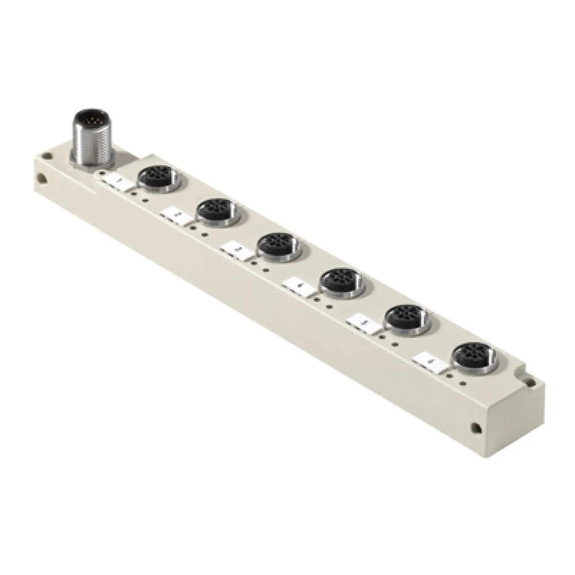 Weidmüller 1265940000 Sensor-actuator passive distributor (without cable), with M12 outlet, 12-pole, A-coded, M12, 30 V, A-coded, LED: Yes, LED initiator: Yes, Wiring type: (img_001)